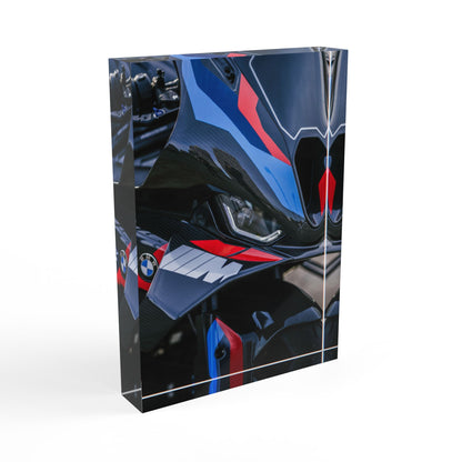 BMW M1000RR Motorcycle Acrylic Photo Block #006 - Throttle Designs