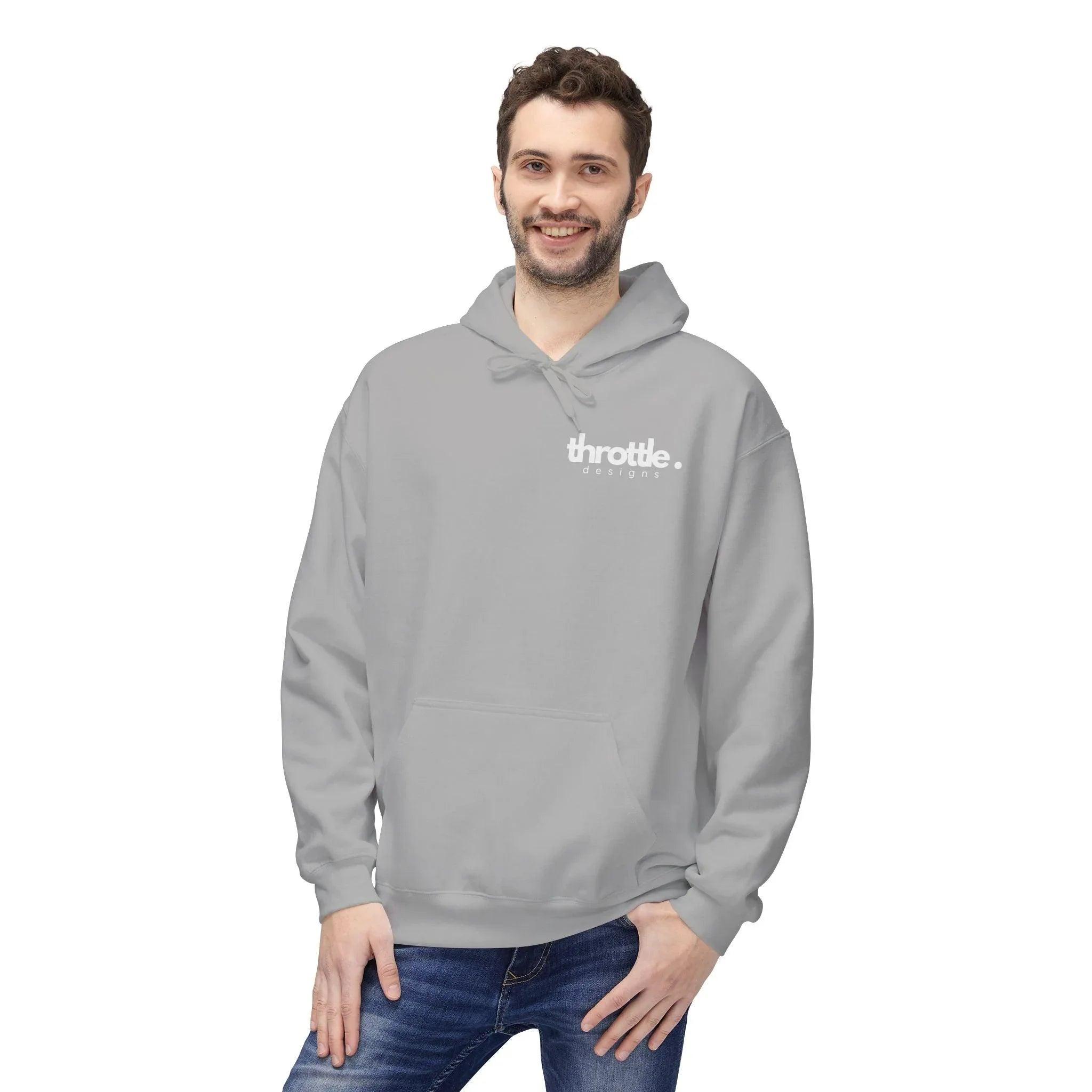 Classic Porsche 356 DRIVE Fleece Hoodie for Car Enthusiasts