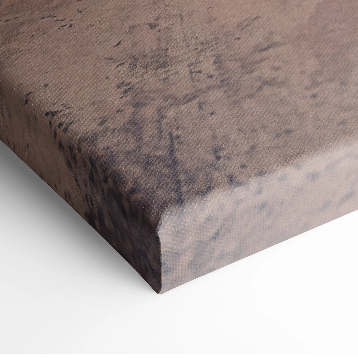 Aston martin vulcan inspired luxury supercar canvas print with textured muted brown marbled fabric weave background