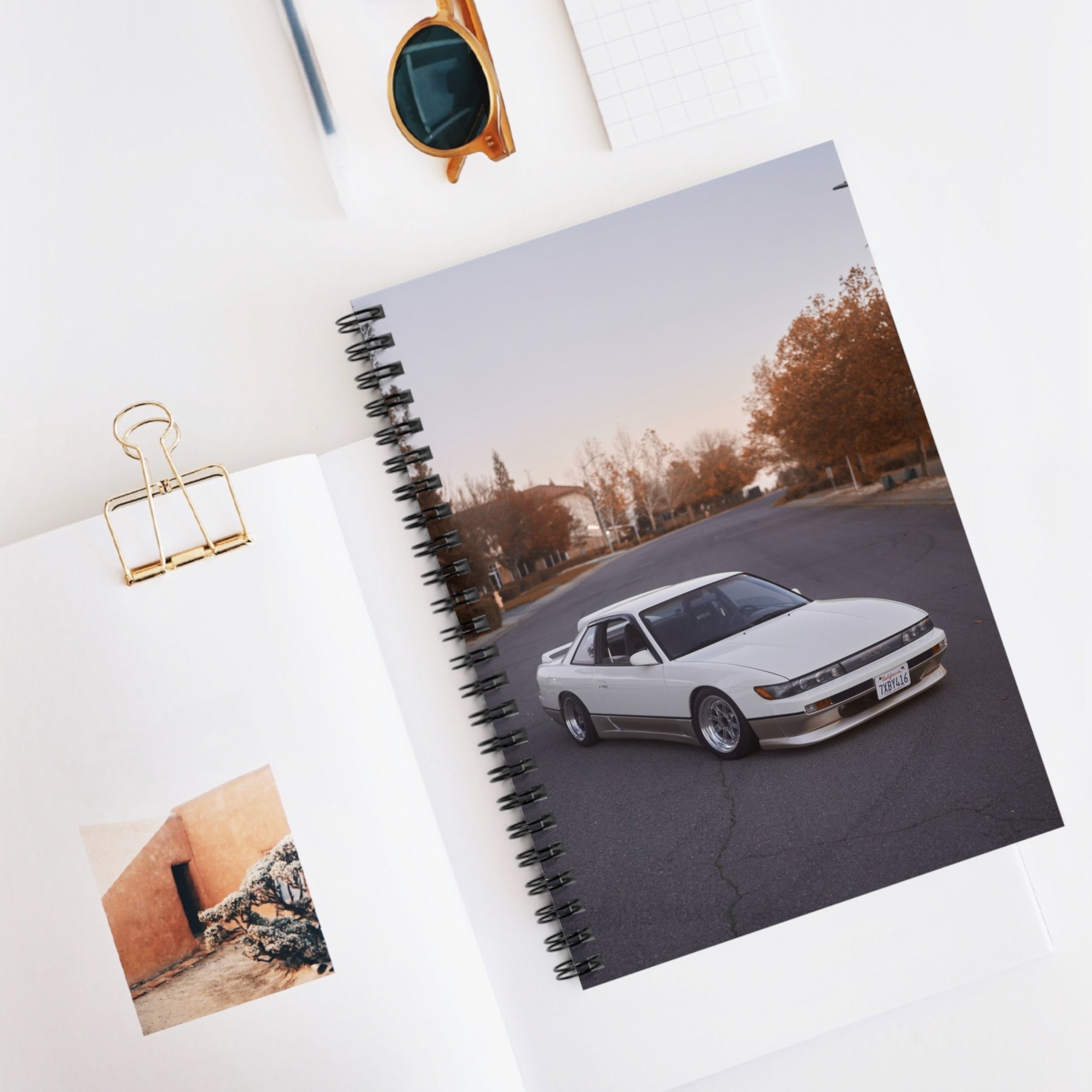 Nissan 240sx S13 Silvia Automotive Spiral Notebook #007 - Throttle Designs