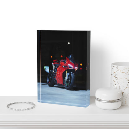 Ducati V4S Motorcycle Acrylic Photo Block #002 - Throttle Designs