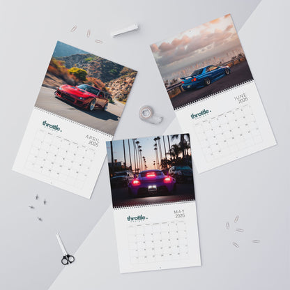 Limited Edition 2025 Automotive Car Calendar - Brennanxwright Collection for Enthusiasts