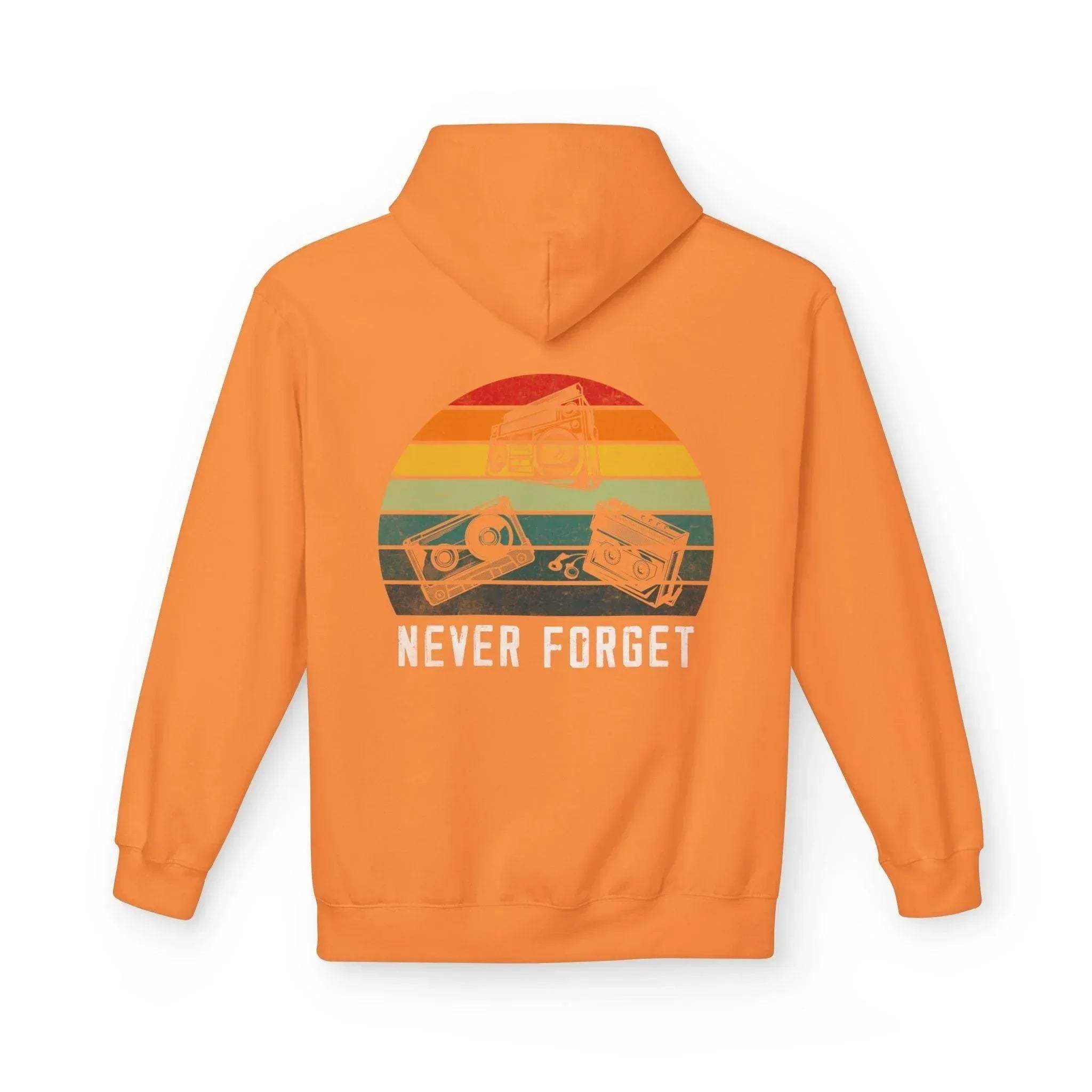 Cozy Vintage Vibes Music Fleece Hoodie for Ultimate Comfort
