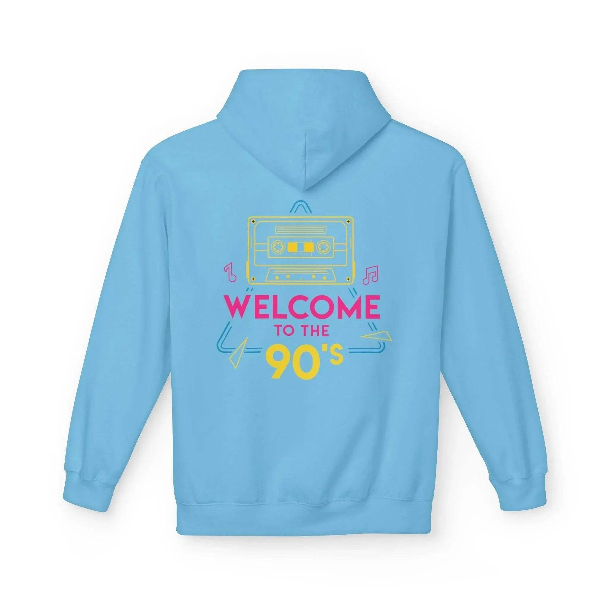 Nostalgic 90's Vibes Premium Fleece Hoodie for Ultimate Comfort