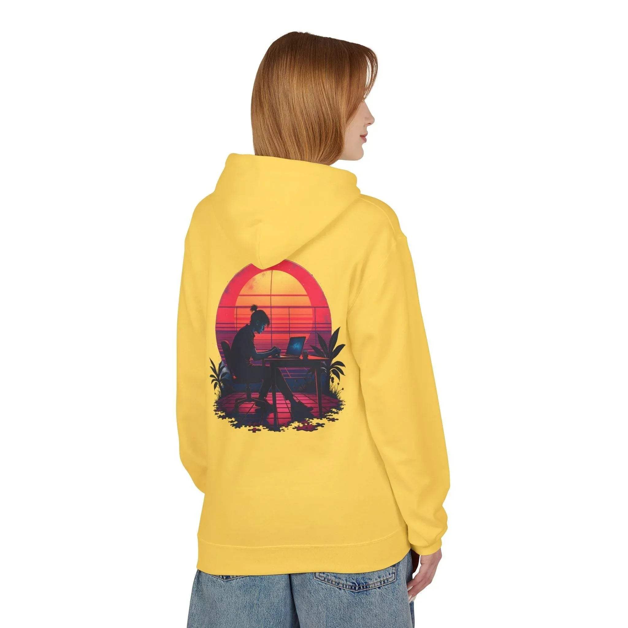 Ultimate Retro Programmer Fleece Hoodie for Comfort and Style