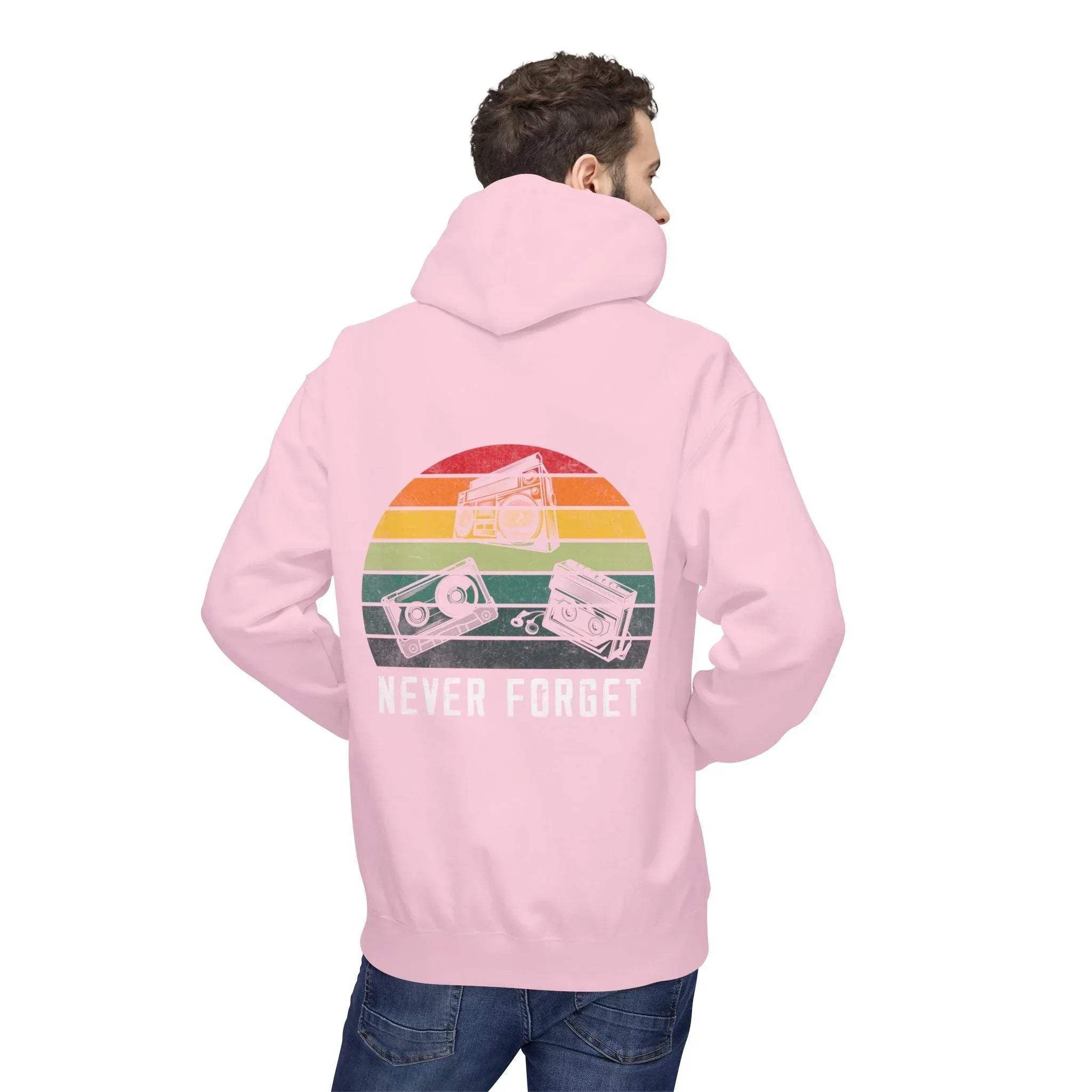 Cozy Vintage Vibes Music Fleece Hoodie for Ultimate Comfort