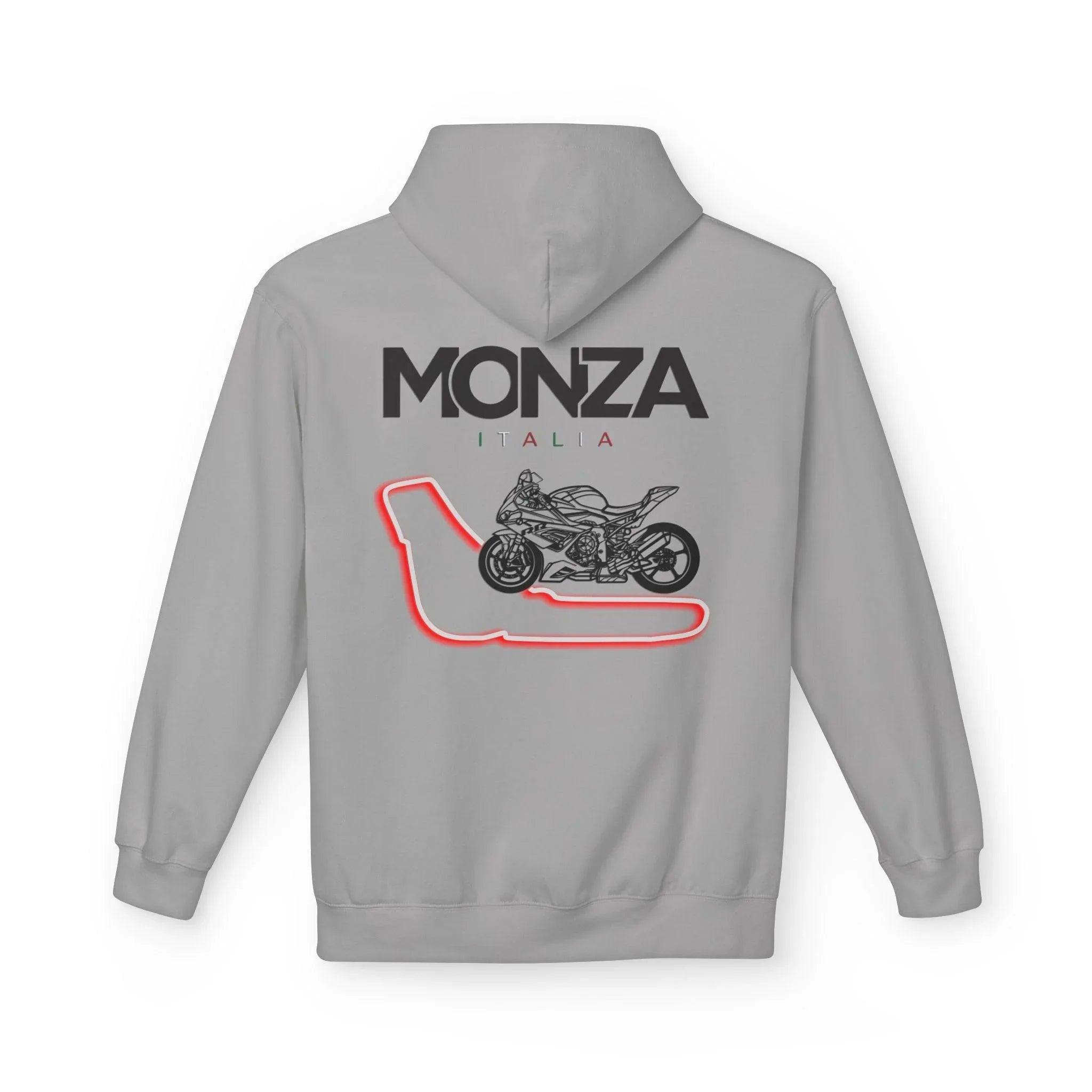 BMW Inspired S1000RR Monza Italia Fleece Hoodie Red Edition for Riders