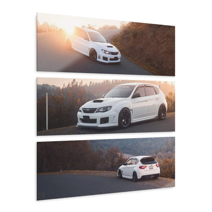 Subaru WRX STI 3-Piece Acrylic Wall Art #002 for Car Lovers