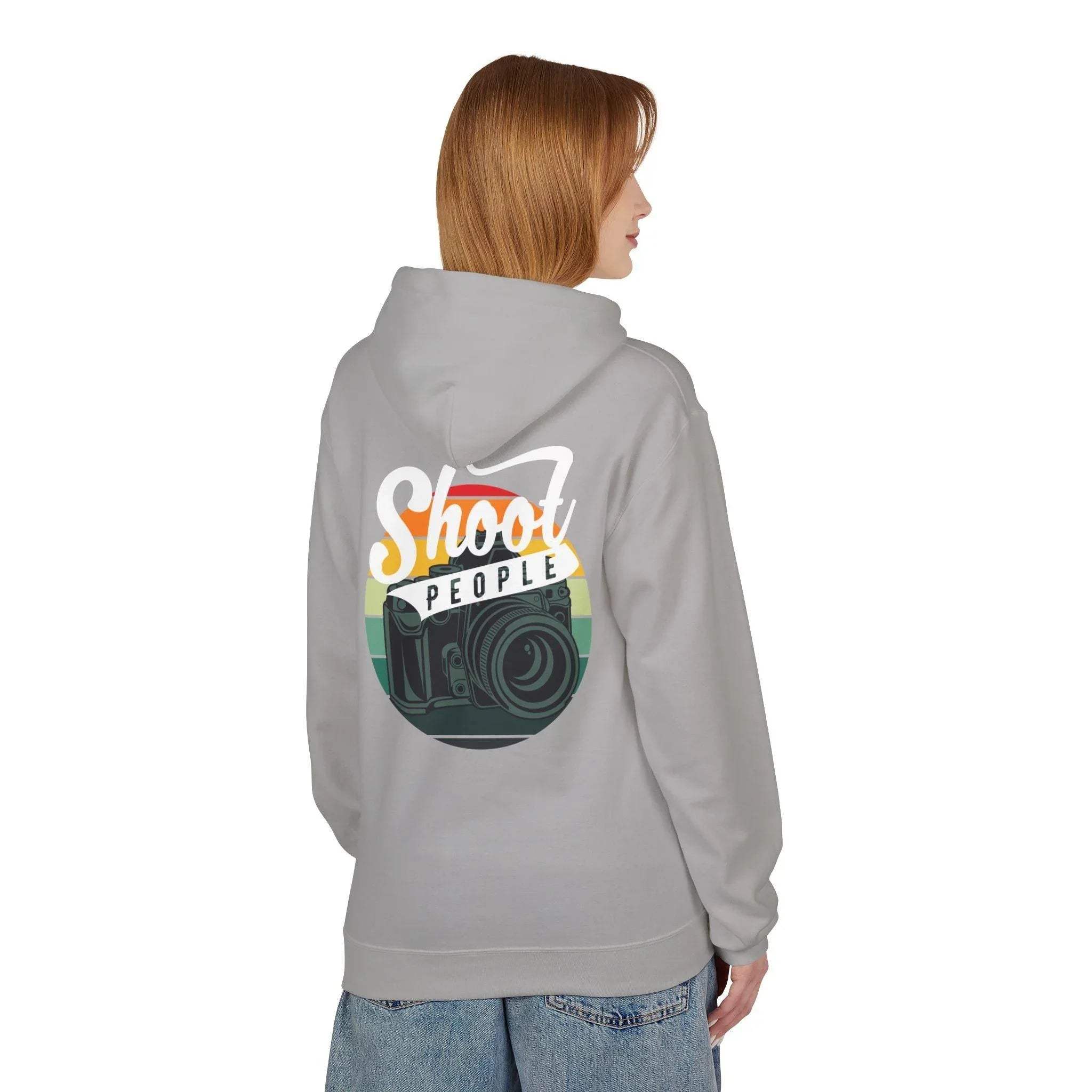 Creative Photographer's "Shoot People" Fleece Hoodie for Ultimate Comfort and Style
