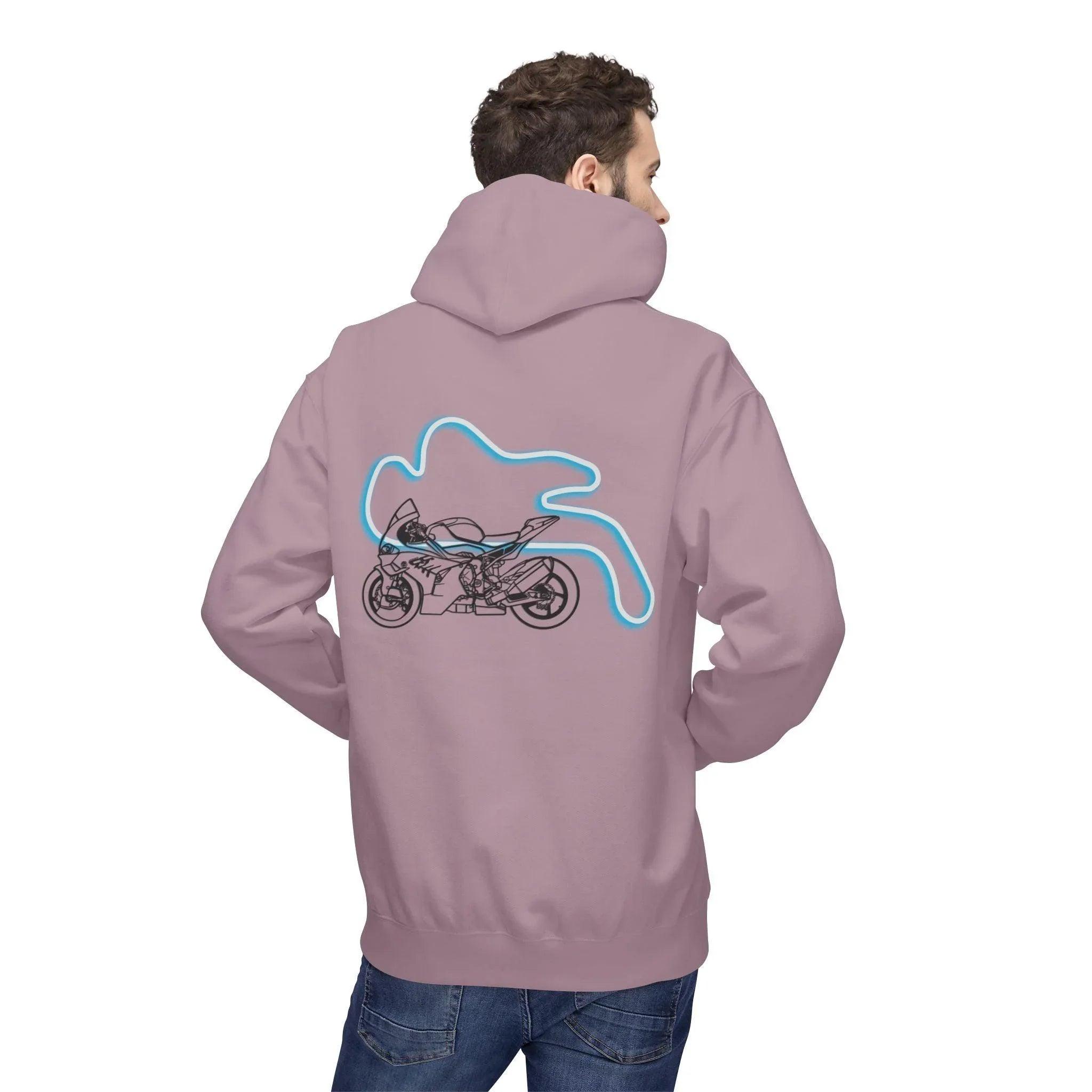 BMW Inspired M1000RR Fleece Hoodie Comfort and Style for Motorsport Enthusiasts