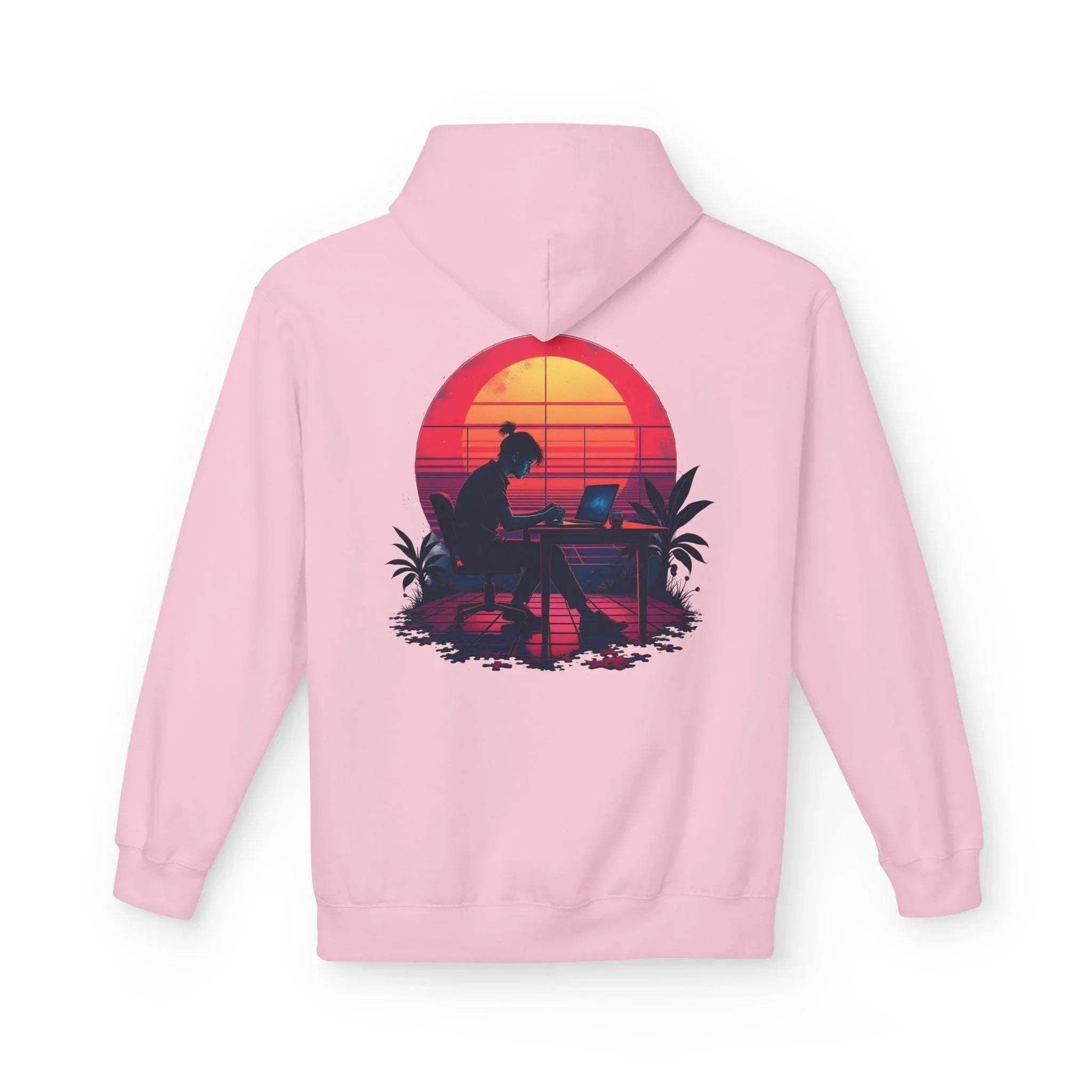 Ultimate Retro Programmer Fleece Hoodie for Comfort and Style