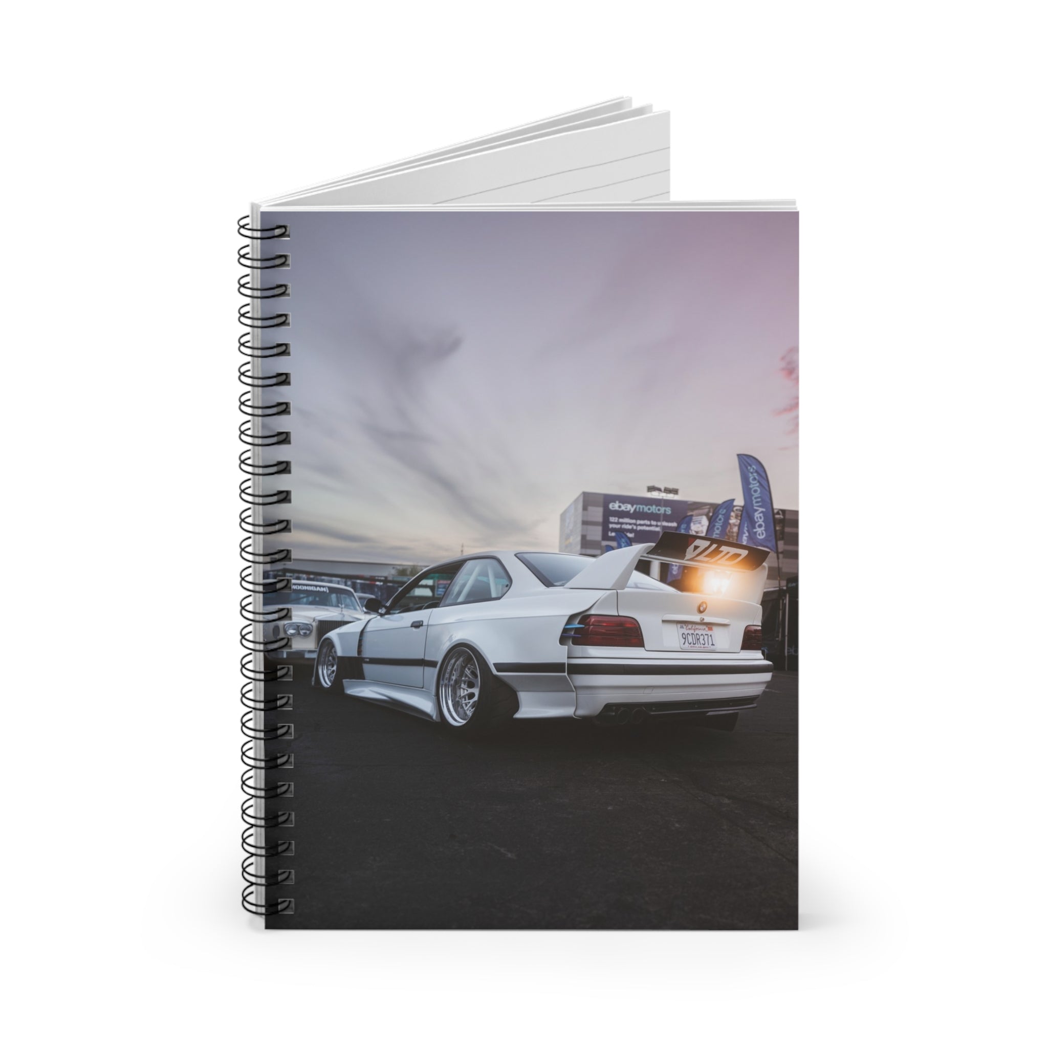 BMW E36 M3 Automotive Spiral Notebook #004 - Throttle Designs