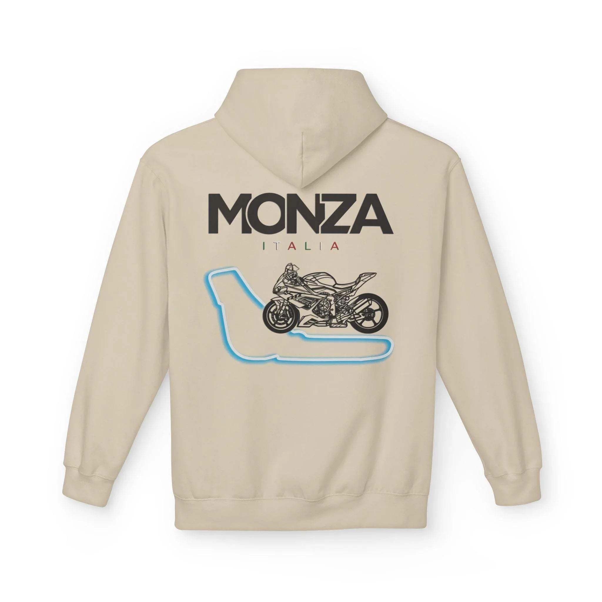 BMW Inspired S1000RR Monza Italia Race Track Fleece Hoodie for Style and Comfort