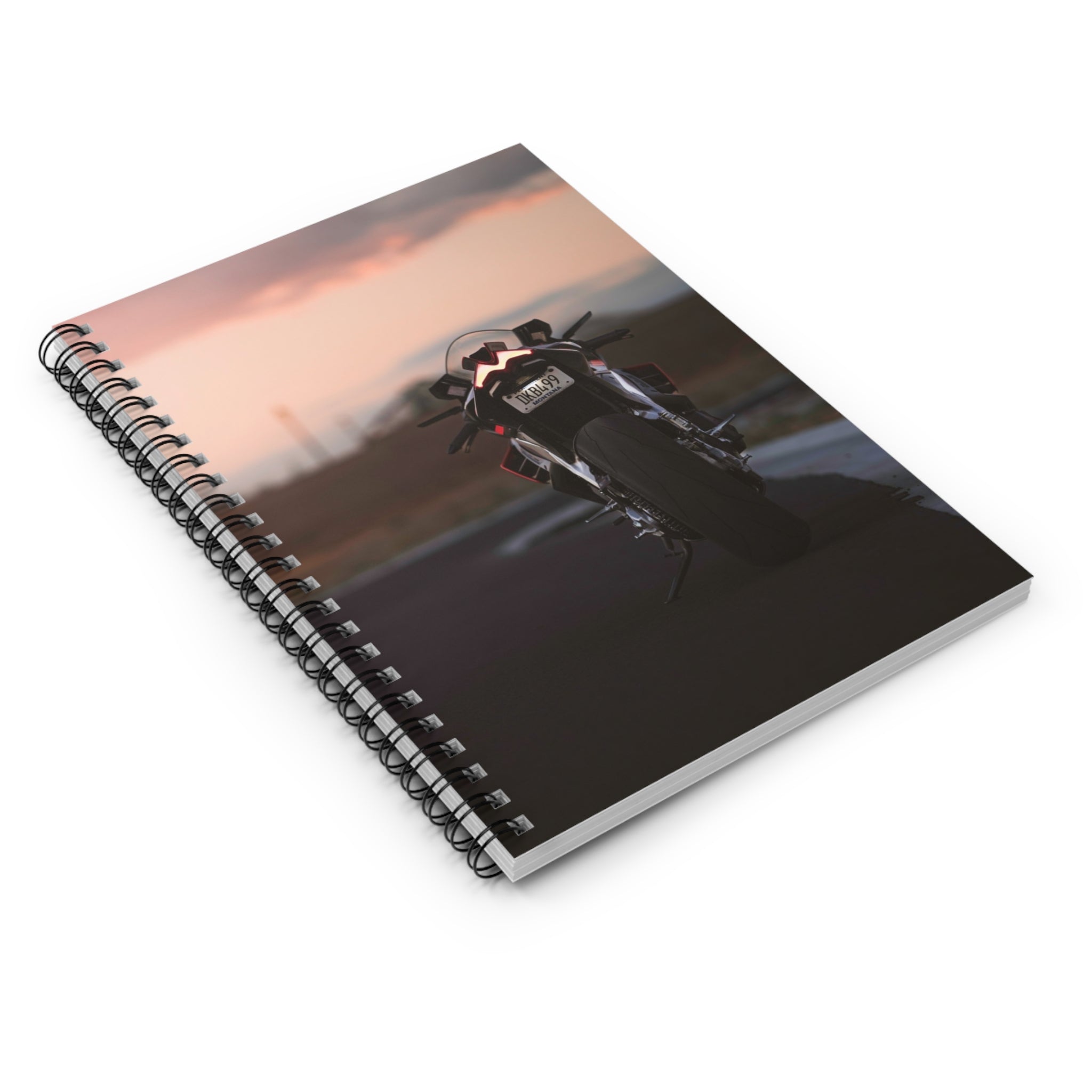 Aprilia RSV4 1100 Factory Motorcycle Spiral Notebook #009 - Throttle Designs