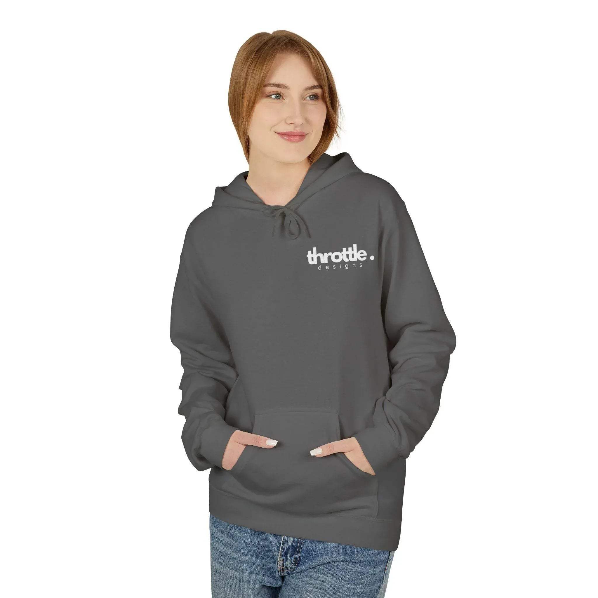 Dodge Challenger DRIVE Cozy Fleece Hoodie for Car Enthusiasts