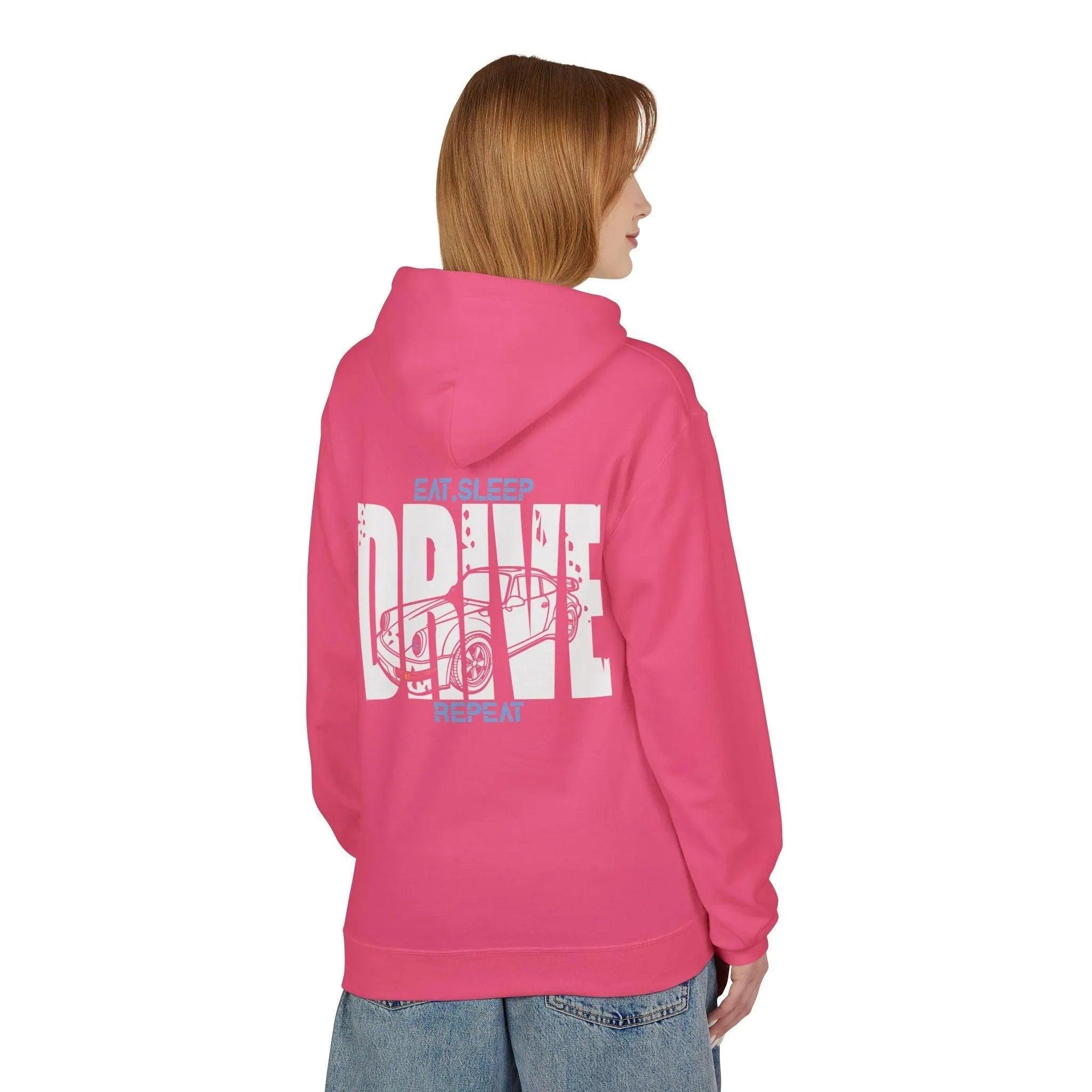 Classic Porsche 911 DRIVE Fleece Hoodie for Ultimate Comfort