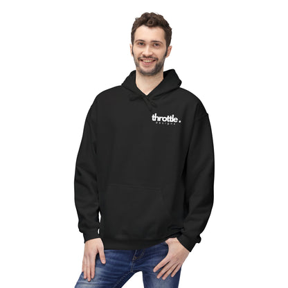 Rickroll QR Code Fleece Hoodie - Fun & Cozy Surprise Apparel - Throttle Designs