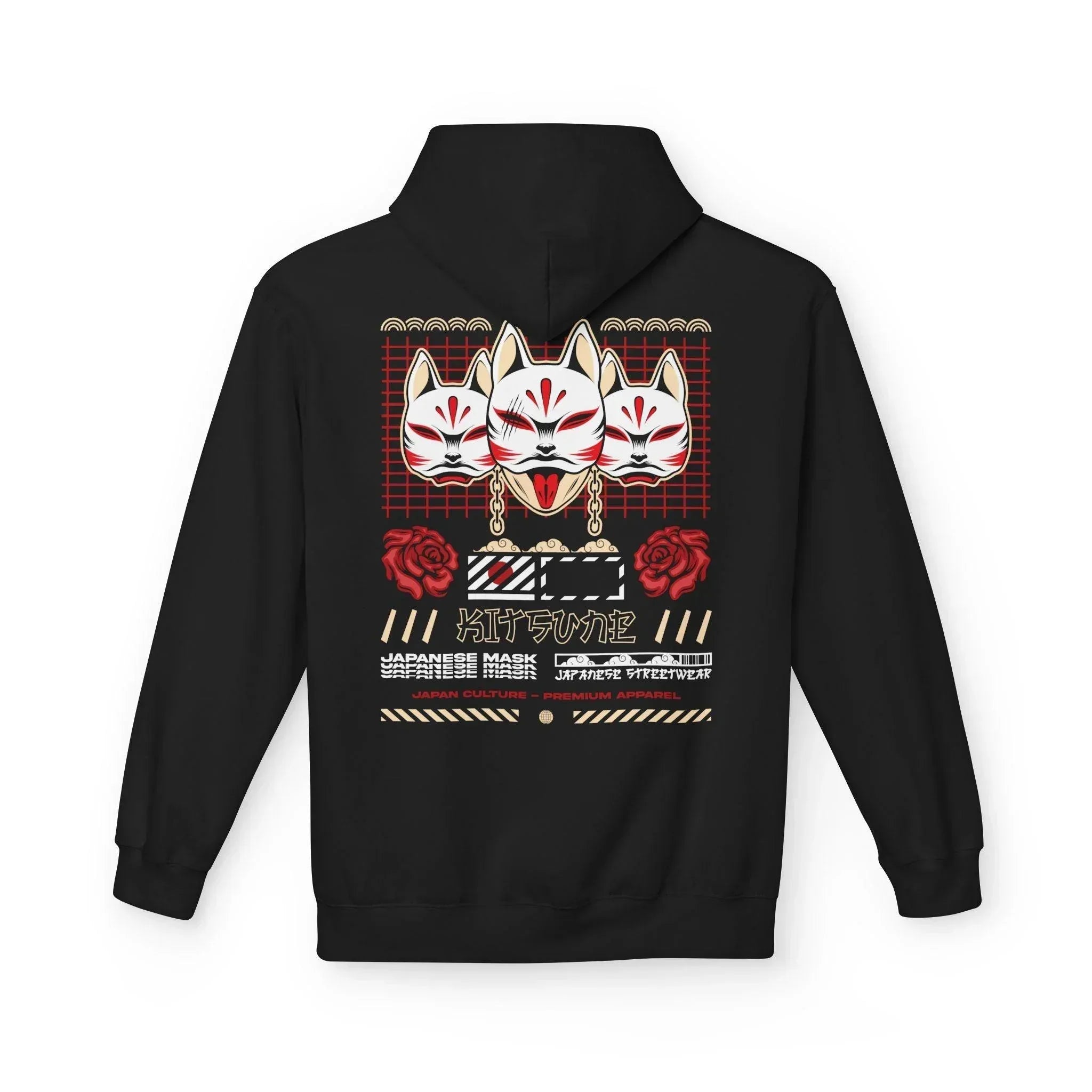Ultimate Kitsune Japanese Streetwear Fleece Hoodie for Comfort and Style