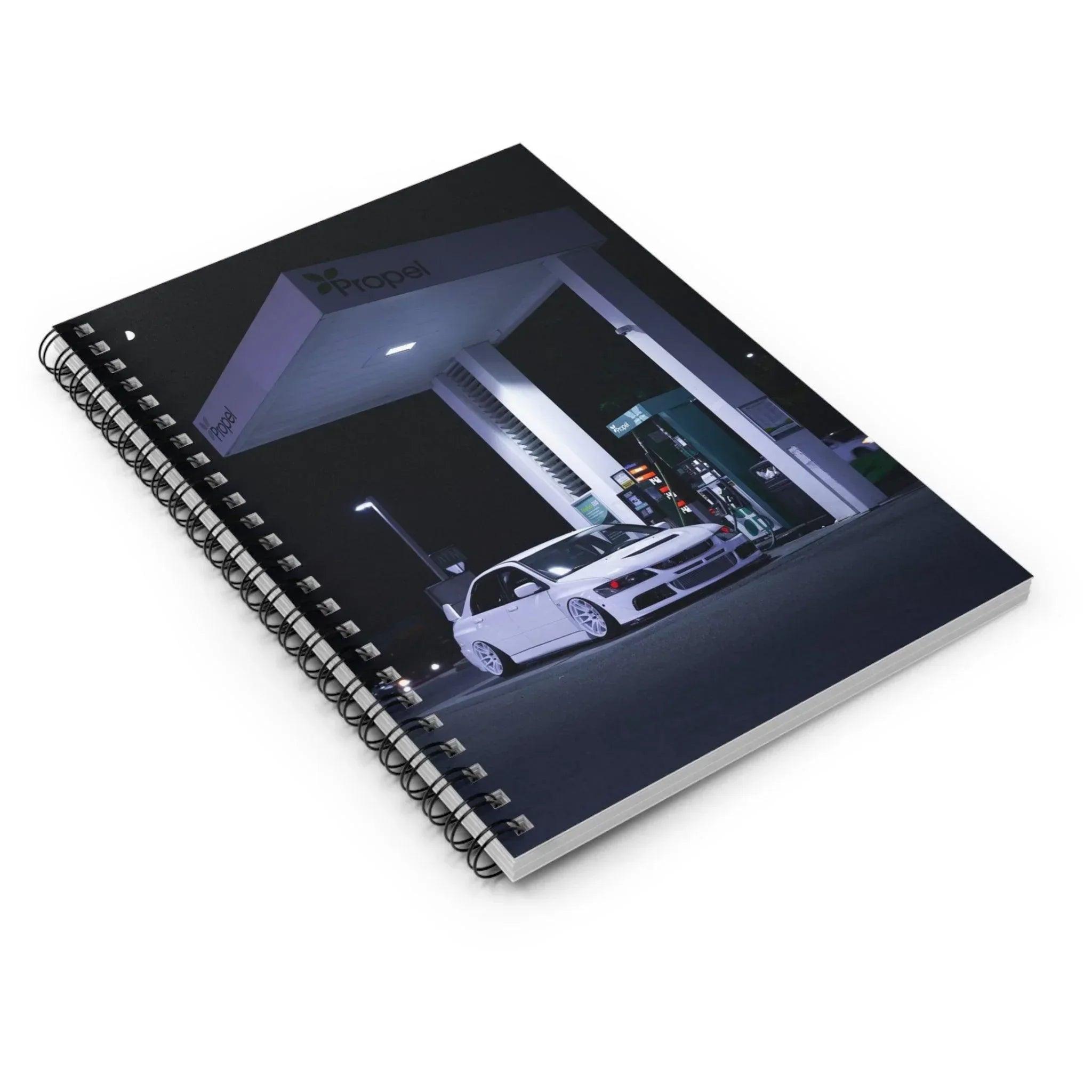 Mitsubishi Evo 8 Automotive Spiral Notebook #010 - Throttle Designs