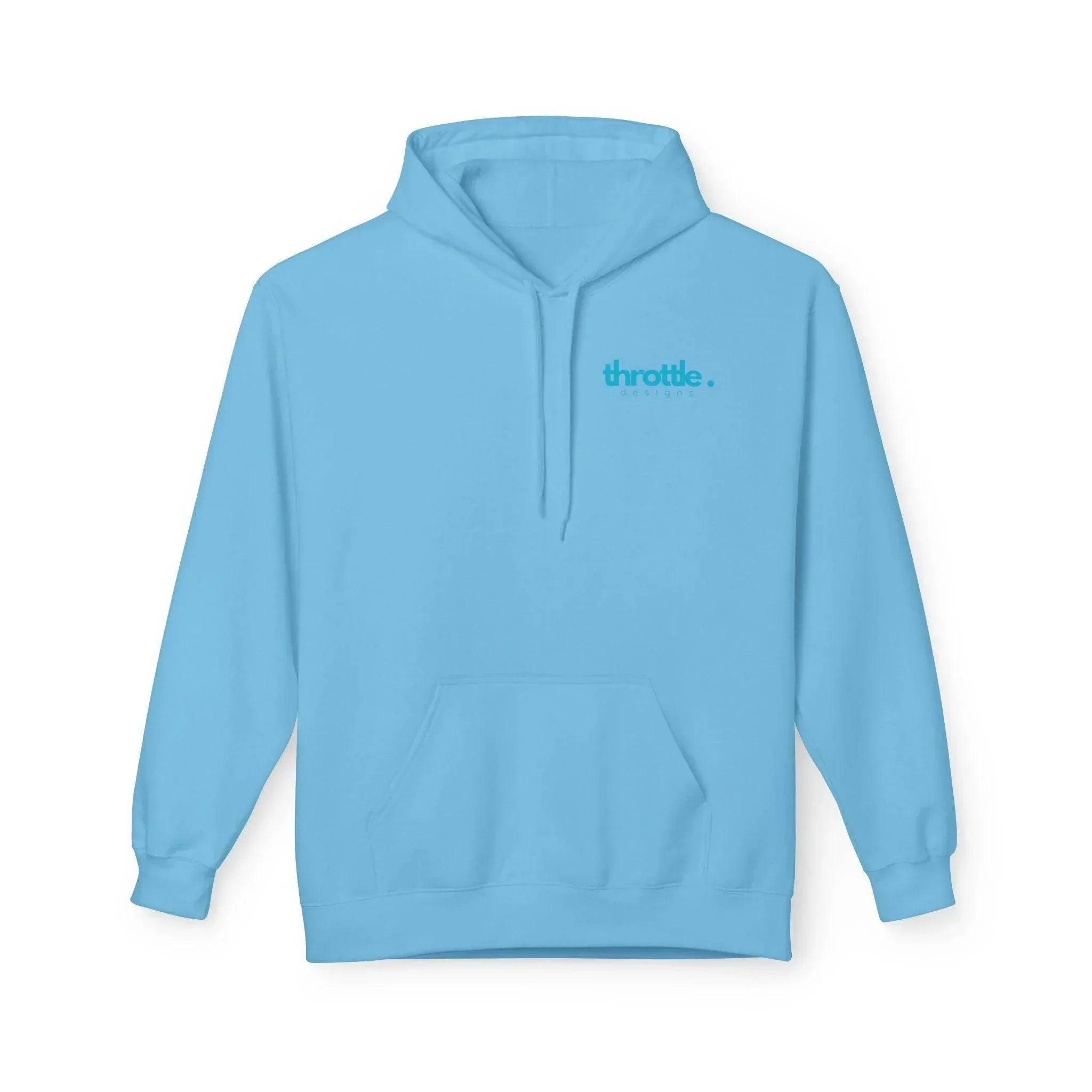Cozy Retro Palm Tree Sunset Fleece Pullover Hoodie for Ultimate Comfort