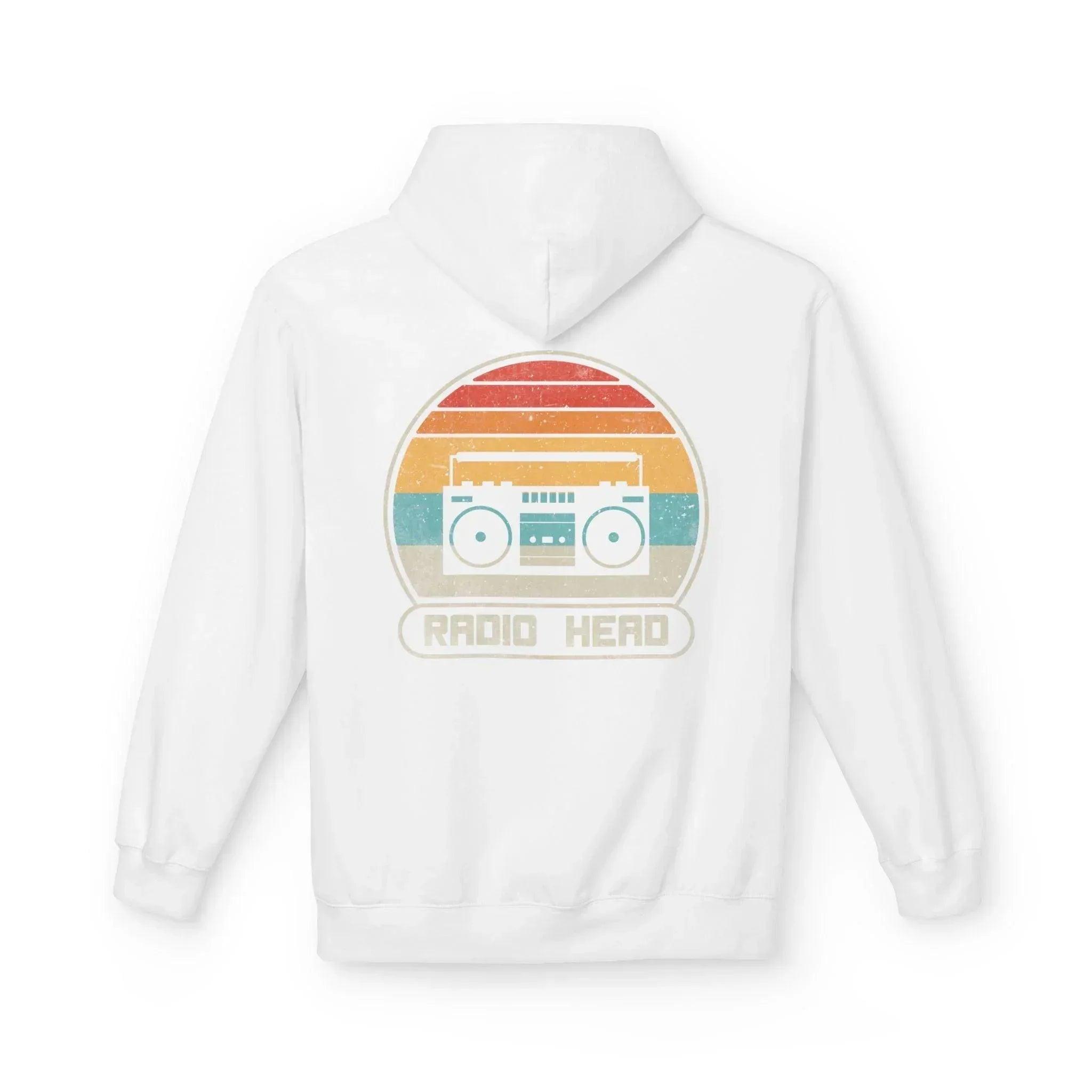 Cozy Vibes Radio Head Fleece Pullover Hoodie