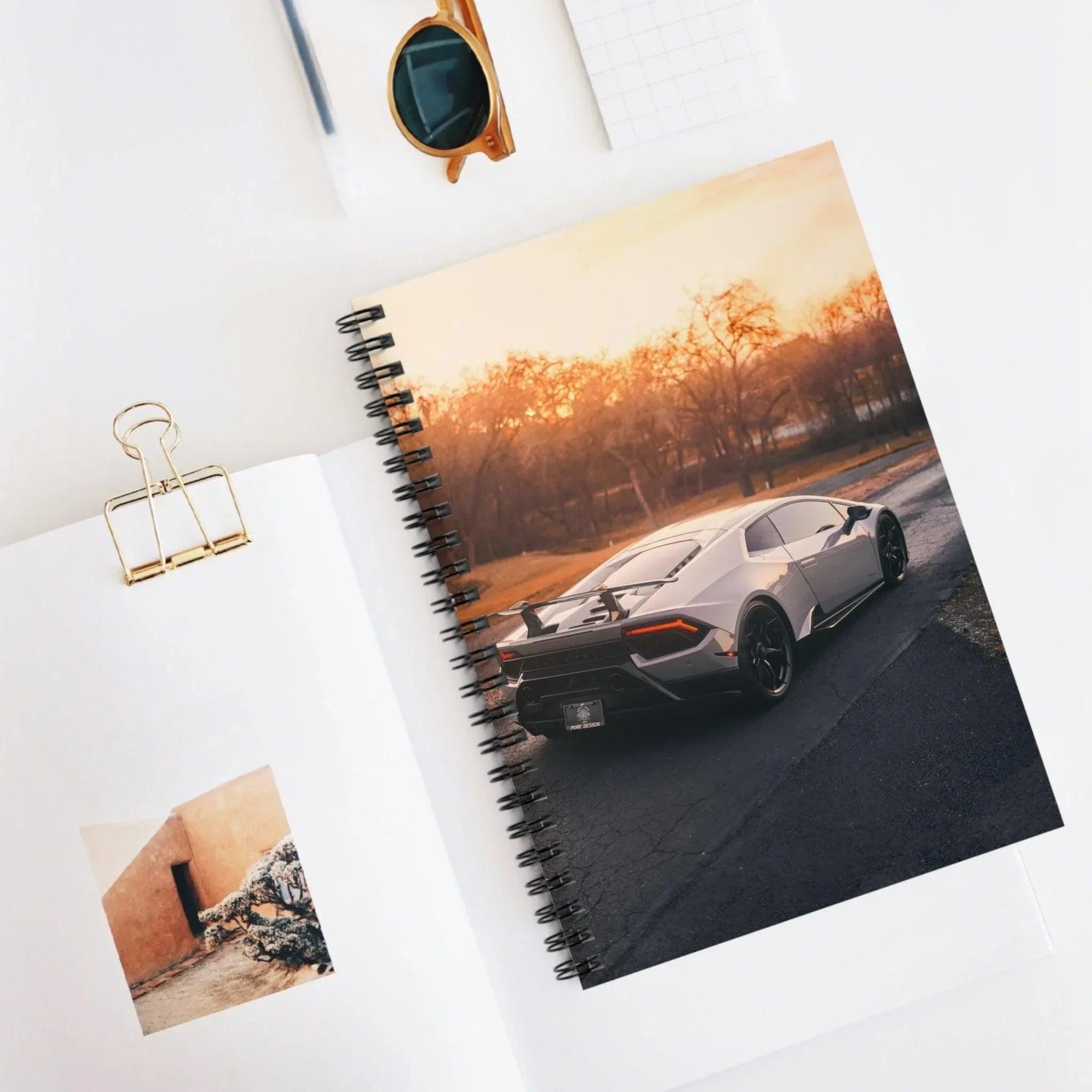 Lamborghini Huracan Automotive Spiral Notebook #040 - Throttle Designs