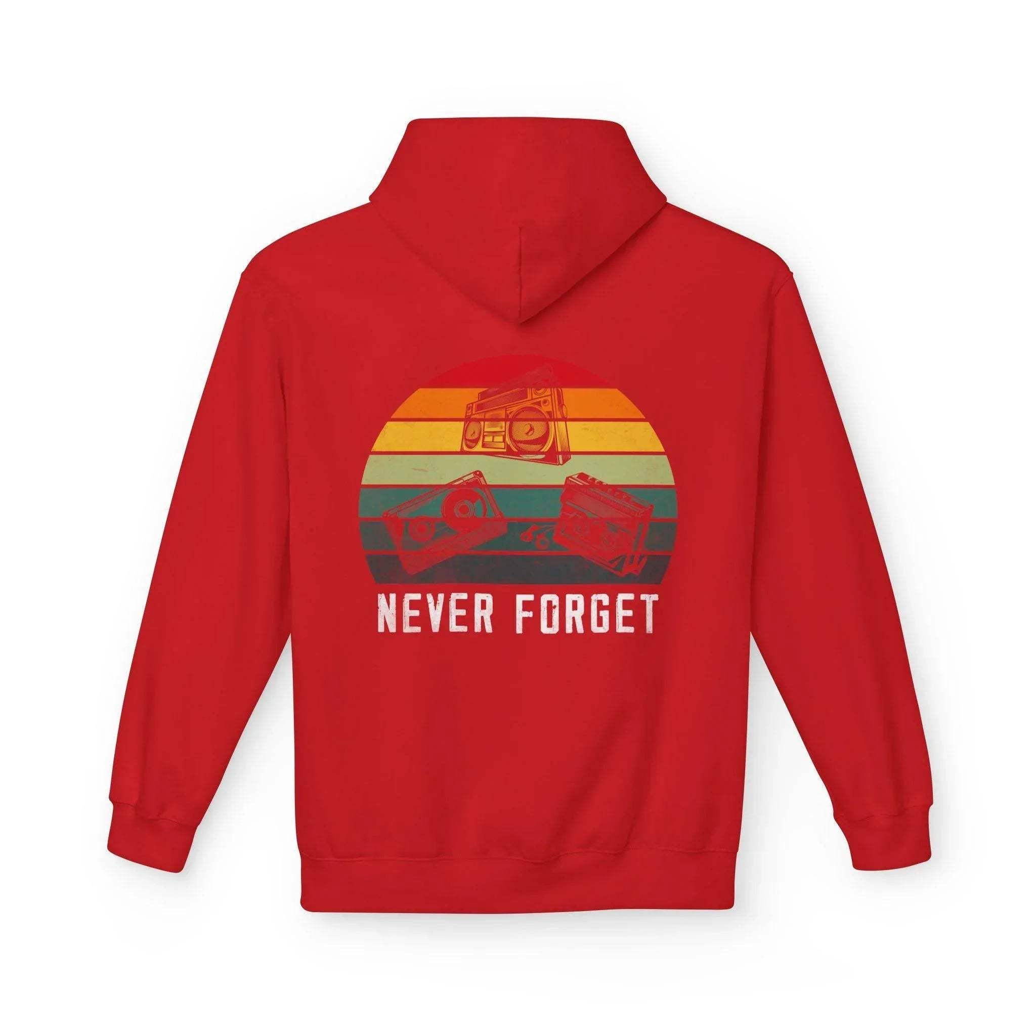 Cozy Vintage Vibes Music Fleece Hoodie for Ultimate Comfort