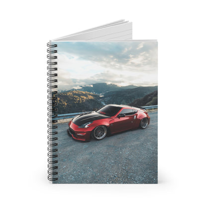 Nissan 370z Automotive Spiral Notebook #001 - Throttle Designs