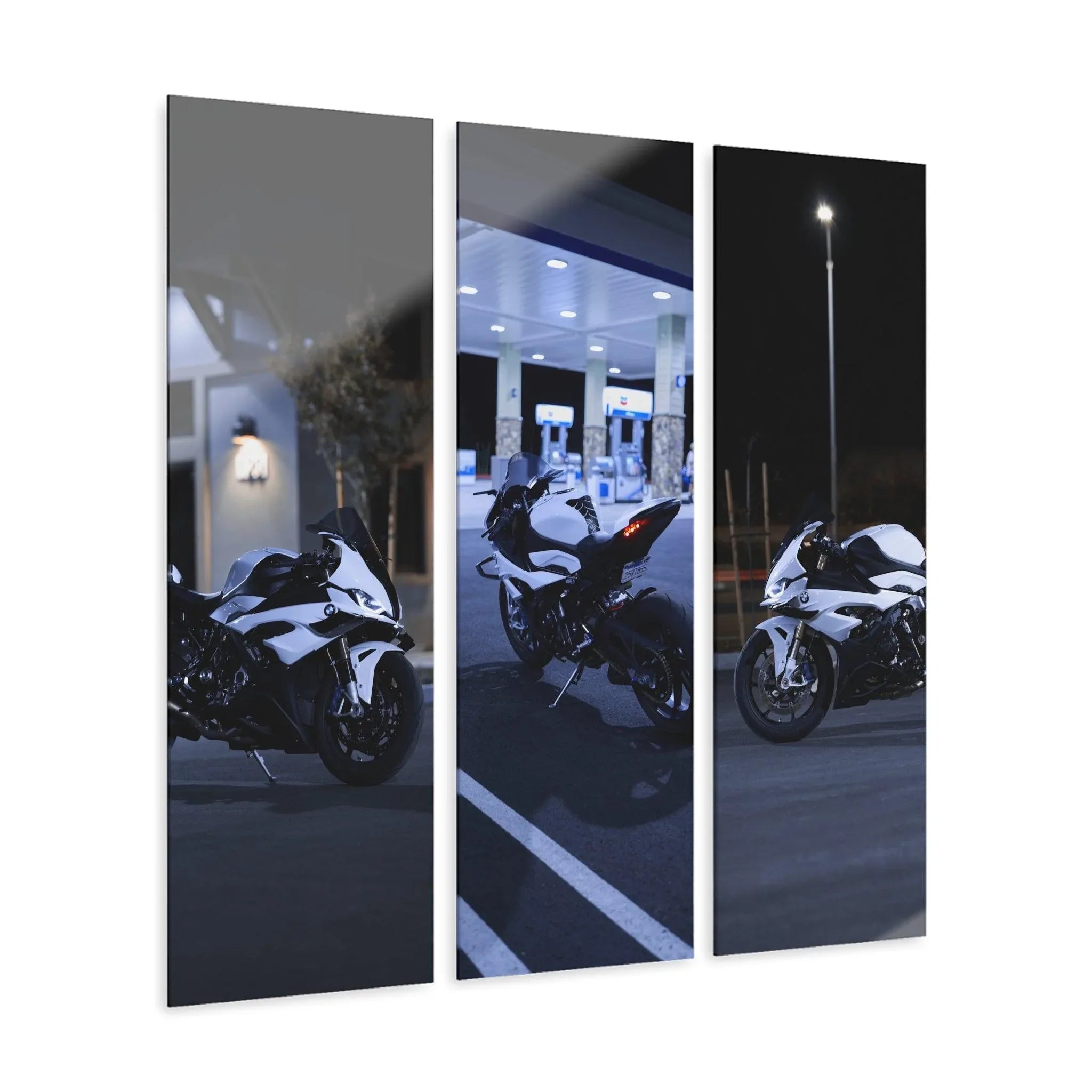BMW S1000RR 3-Piece Acrylic Wall Art #011 for Enthusiasts