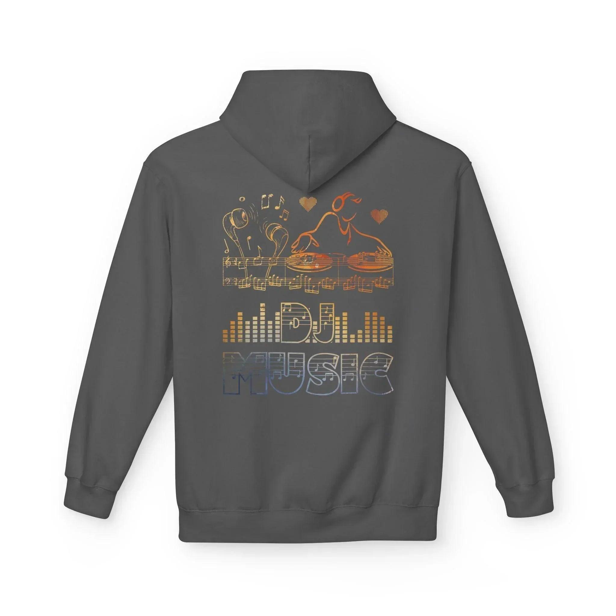 Ultimate DJ Music Lover's Fleece Hoodie: Comfort Meets Style