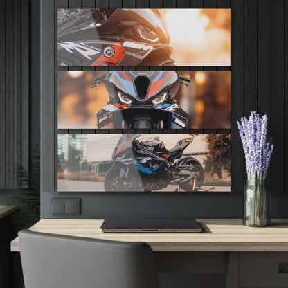 BMW M1000RR 3-Piece Acrylic Wall Art #003 for Decor