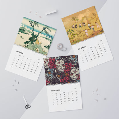 2027 Japanese Artwork Calendar – Japan Culture, Traditional Inspiration & Scenic Art Collection