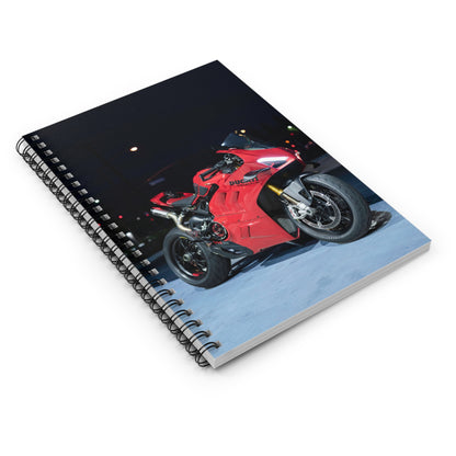 Ducati V4S Motorcycle Spiral Notebook #001 - Throttle Designs