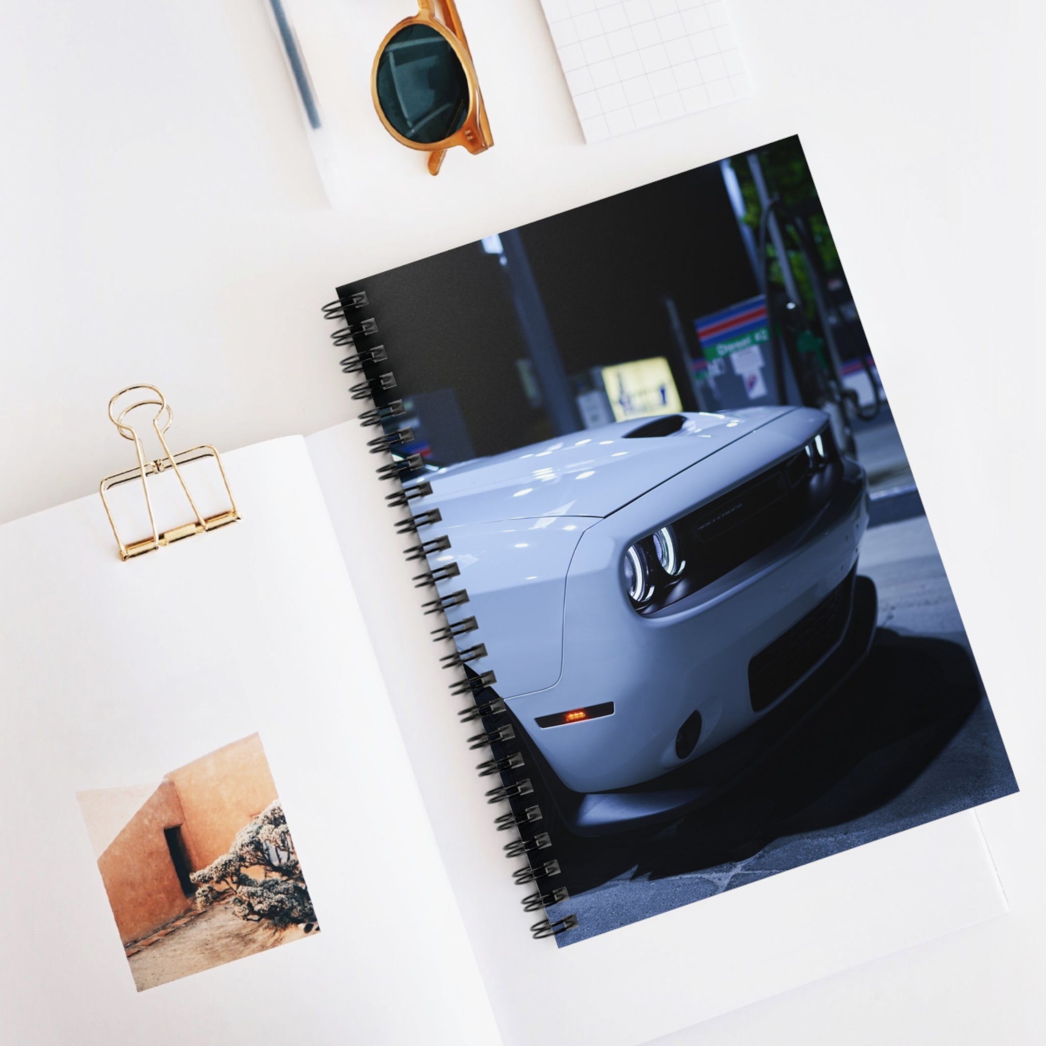 Dodge Challenger Automotive Spiral Notebook #002 - Throttle Designs