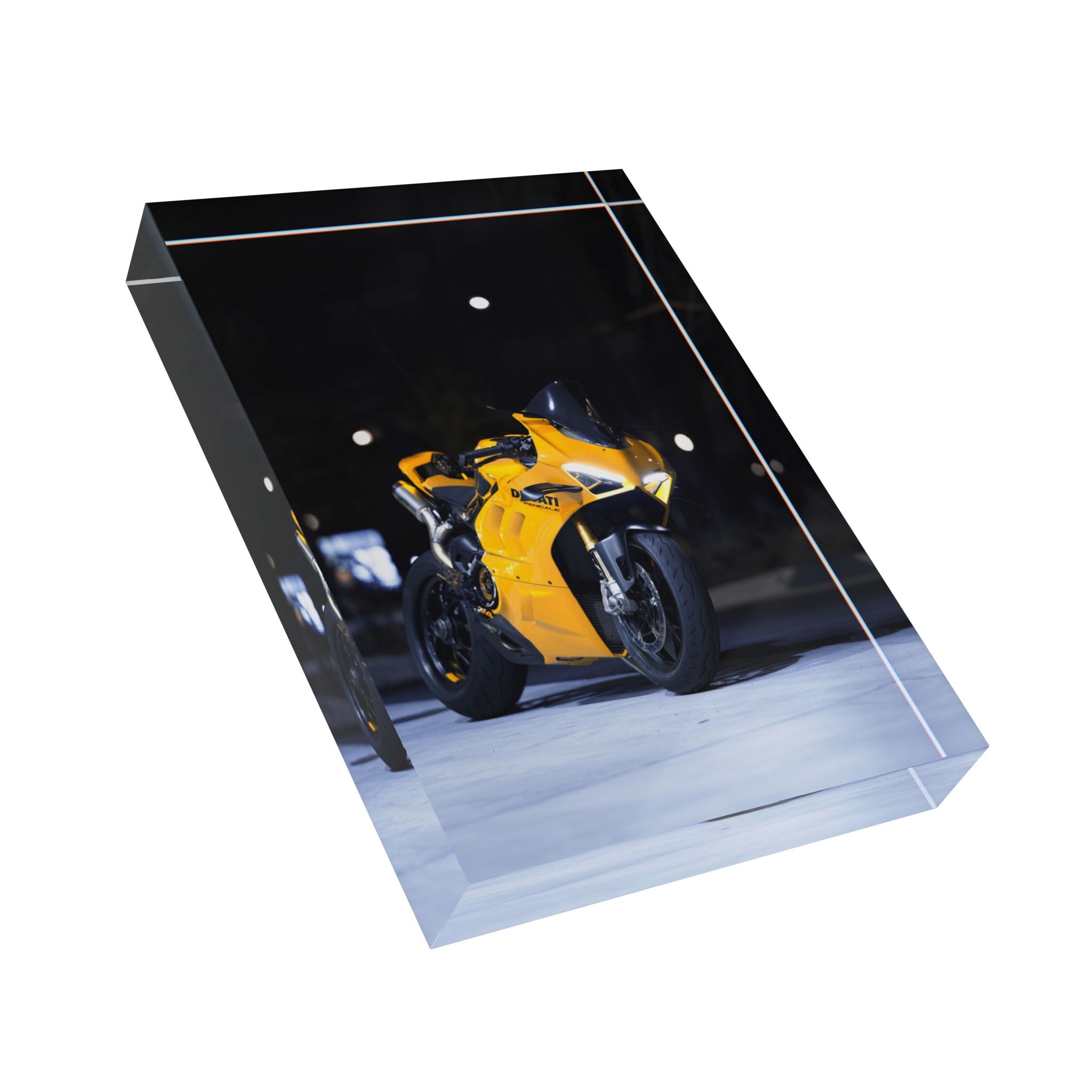 Ducati V4S Motorcycle Acrylic Photo Block #003 - Throttle Designs