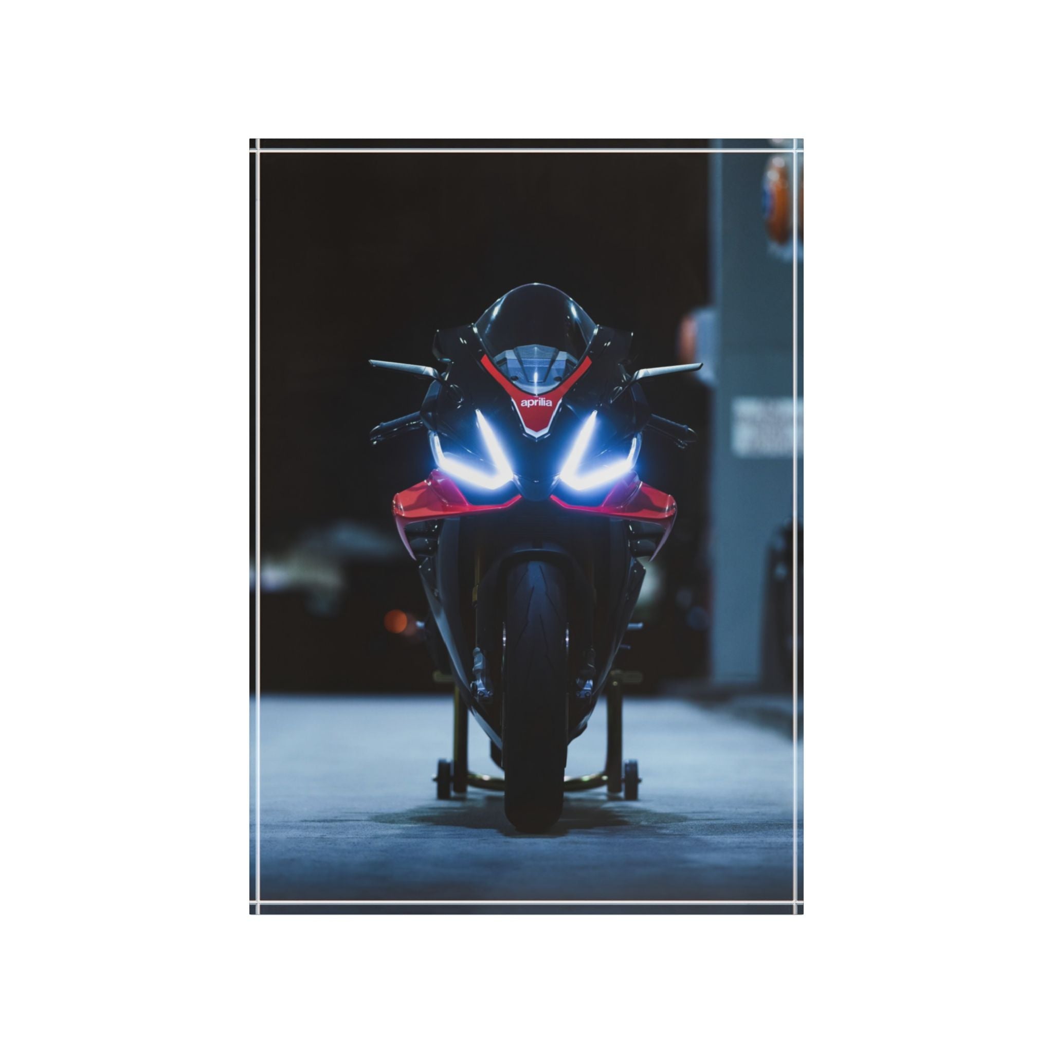 Aprilia RSV4 Motorcycle Acrylic Photo Block #001 - Throttle Designs