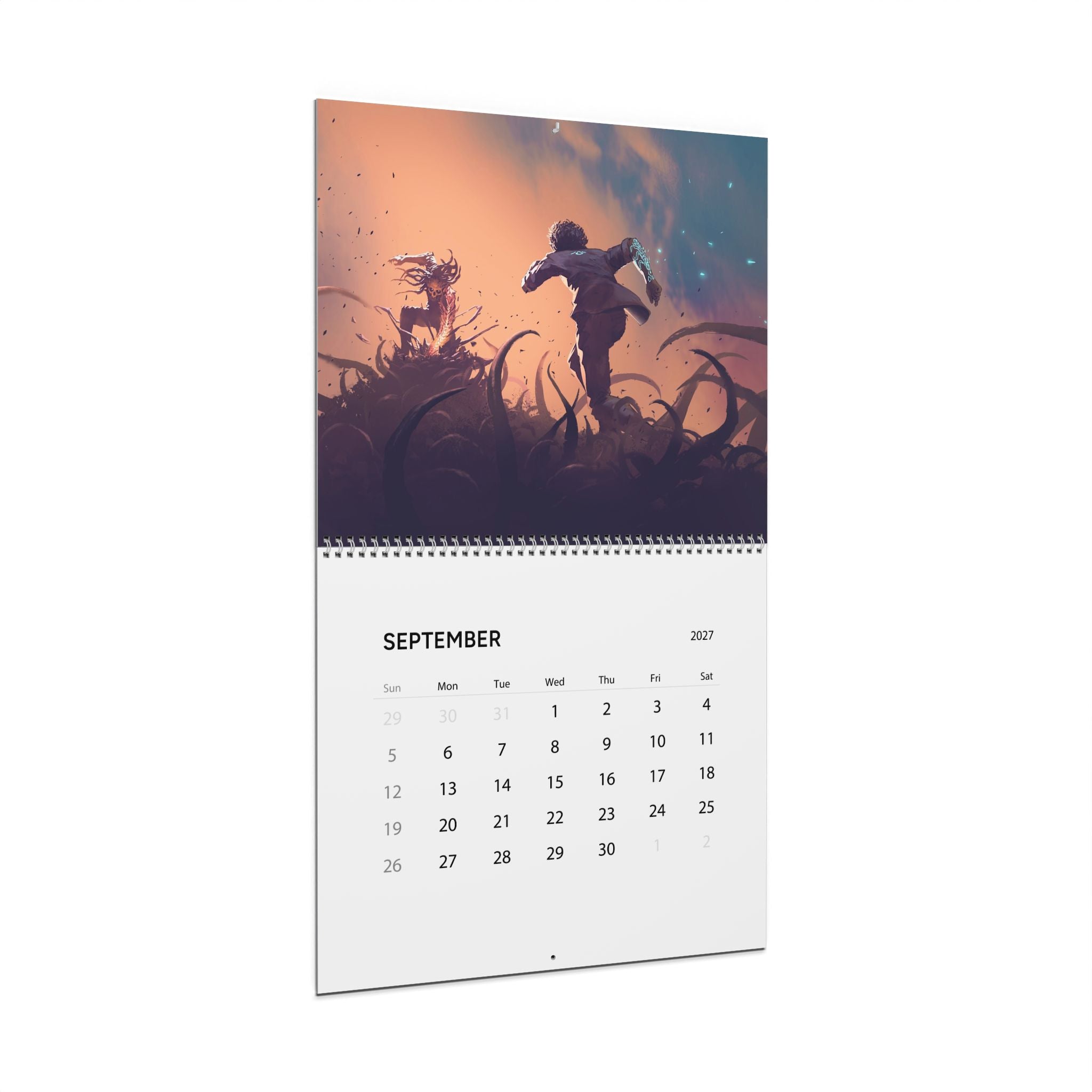 2027 Fantasy Character Artwork Wall Calendar – Enchanted Realms, Dreamscapes & Mystical Art