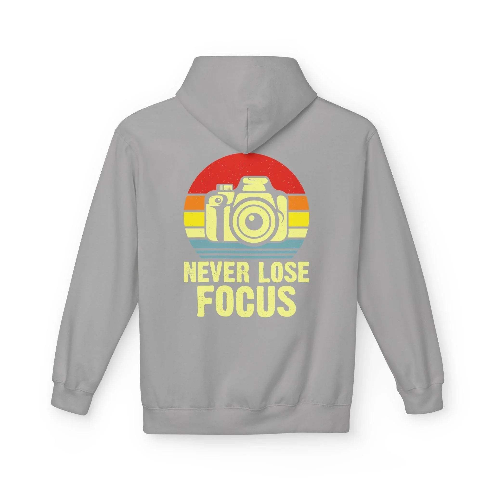 Ultimate Comfort Hoodie for Photographers: "Stay Focused" Fleece Design