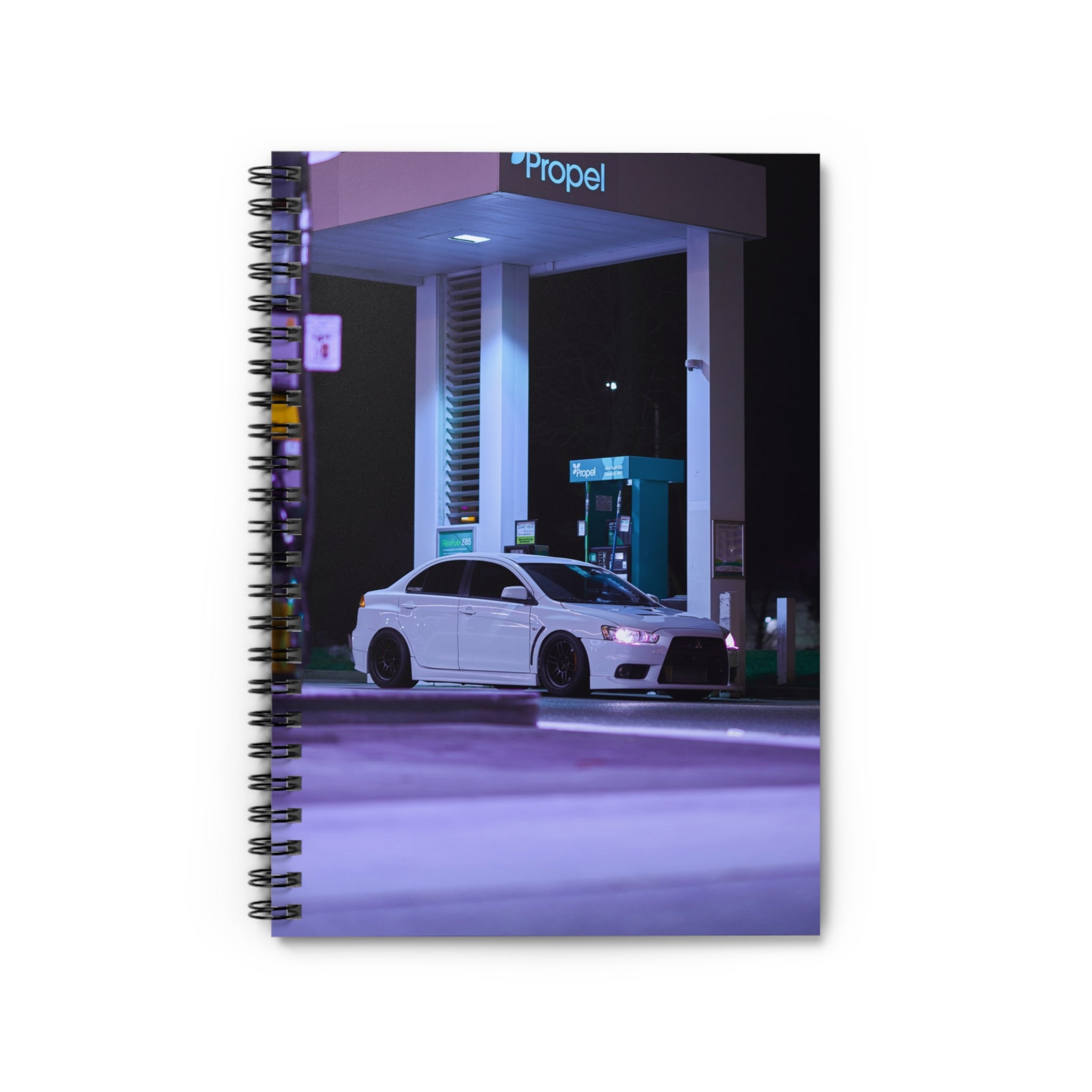 Mitsubishi Evo 10 Automotive Spiral Notebook #013 - Throttle Designs