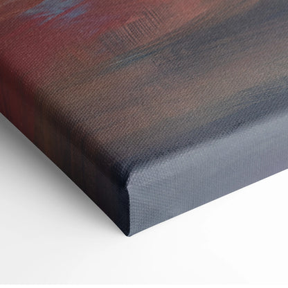 Rimac Nevera inspired premium automotive wall decor featuring textured canvas painting with deep red brown and gray gradient