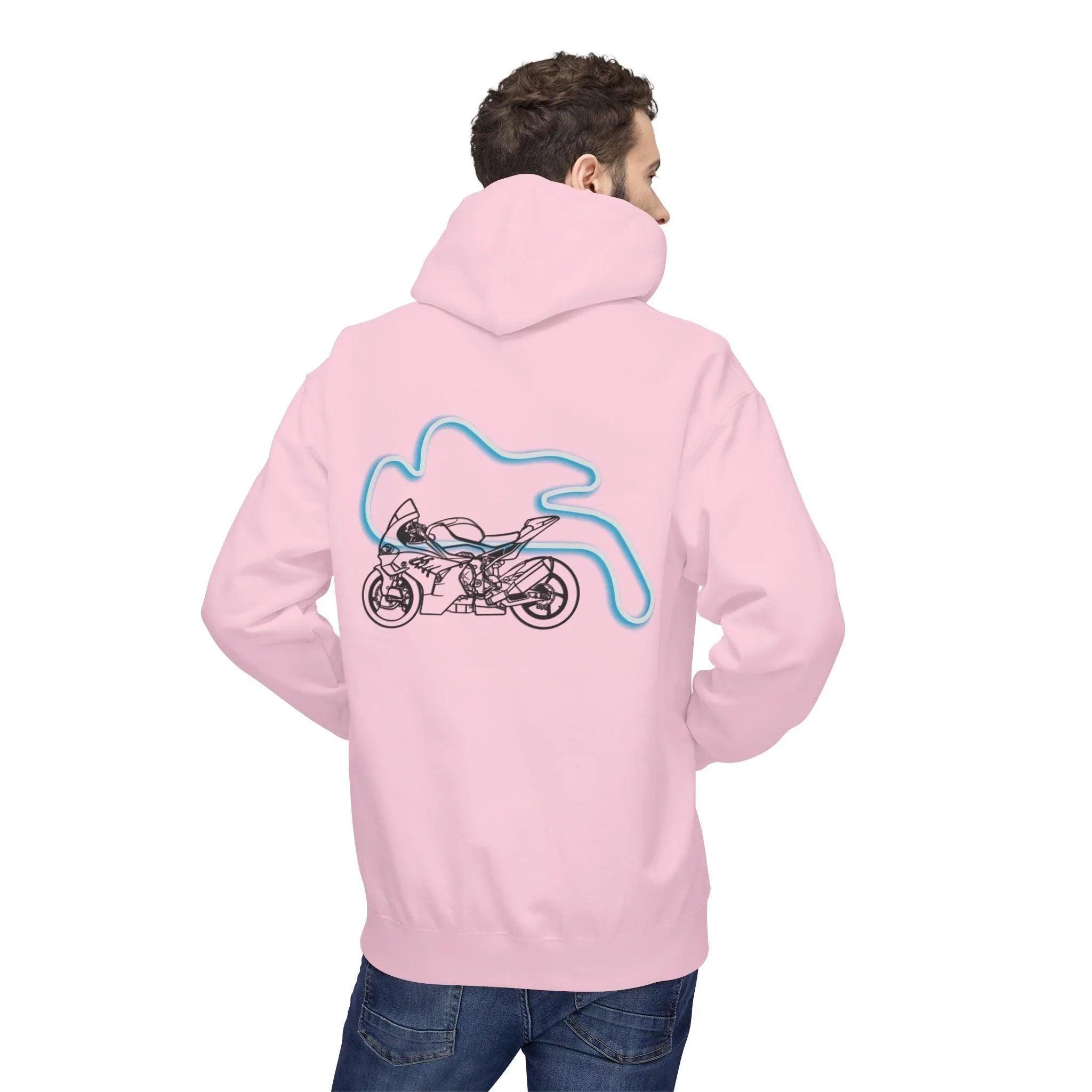 BMW Inspired M1000RR Fleece Hoodie Comfort and Style for Motorsport Enthusiasts