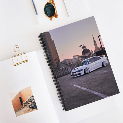 Mitsubishi Evo 8 Automotive Spiral Notebook #030 - Throttle Designs