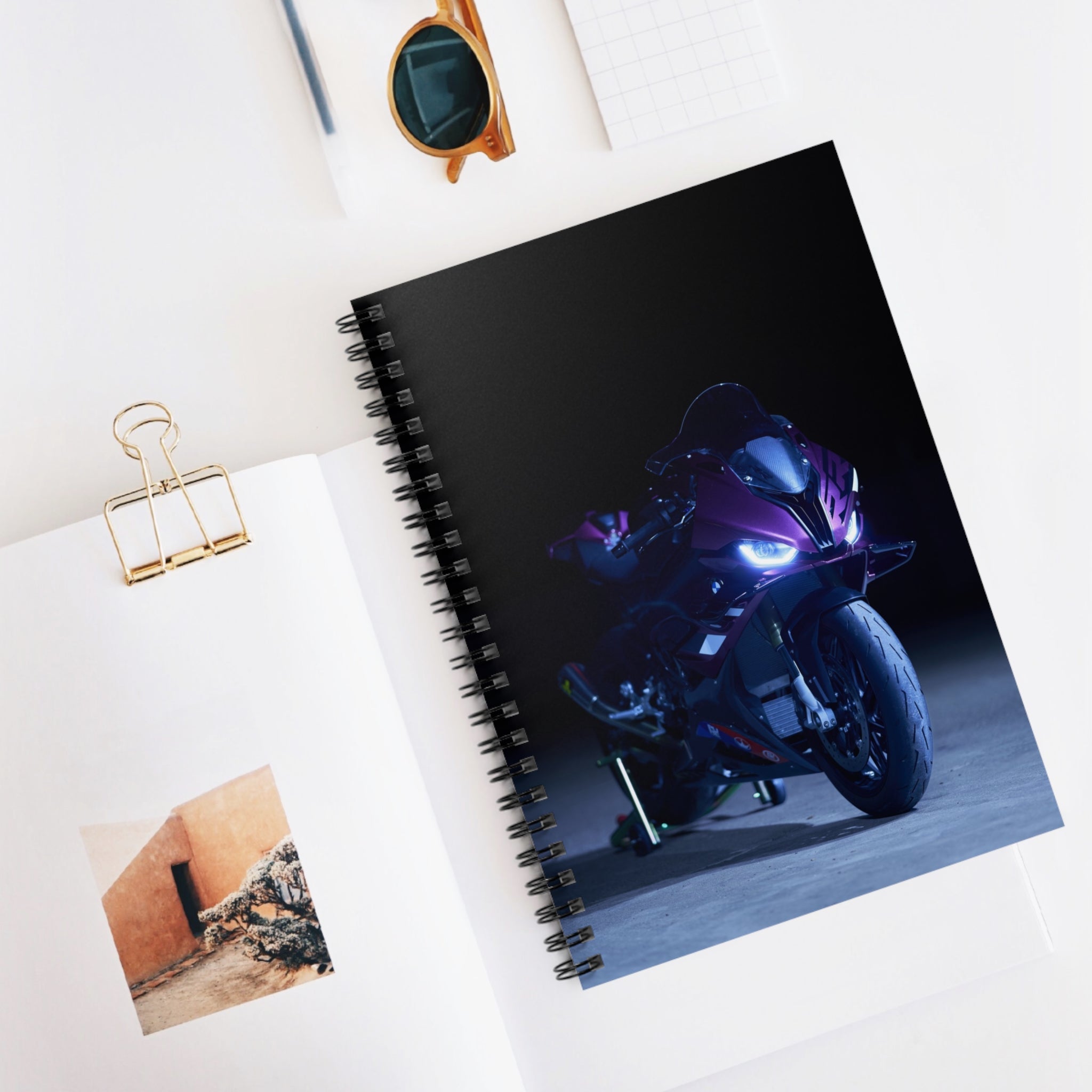 BMW S1000RR Motorcycle Spiral Notebook #045 - Throttle Designs