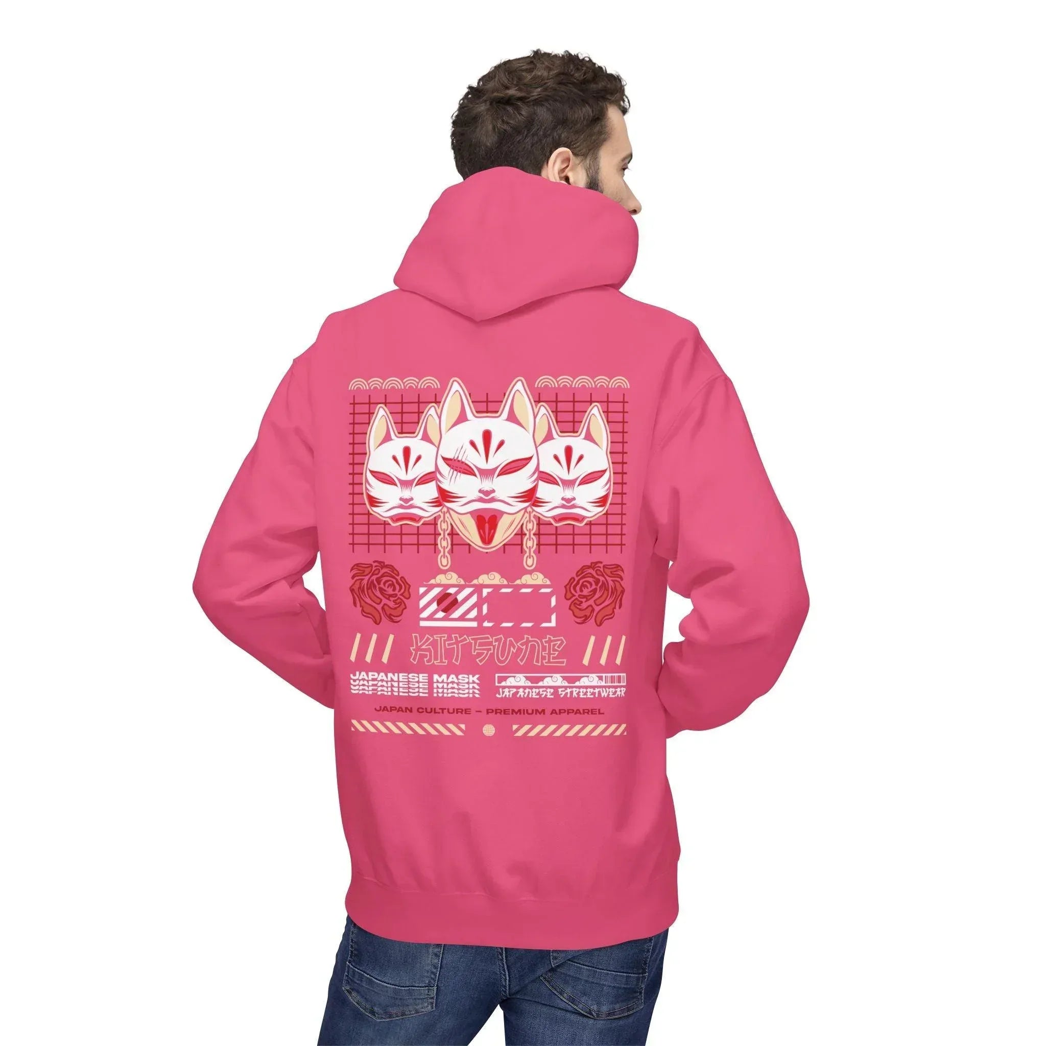 Ultimate Kitsune Japanese Streetwear Fleece Hoodie for Comfort and Style