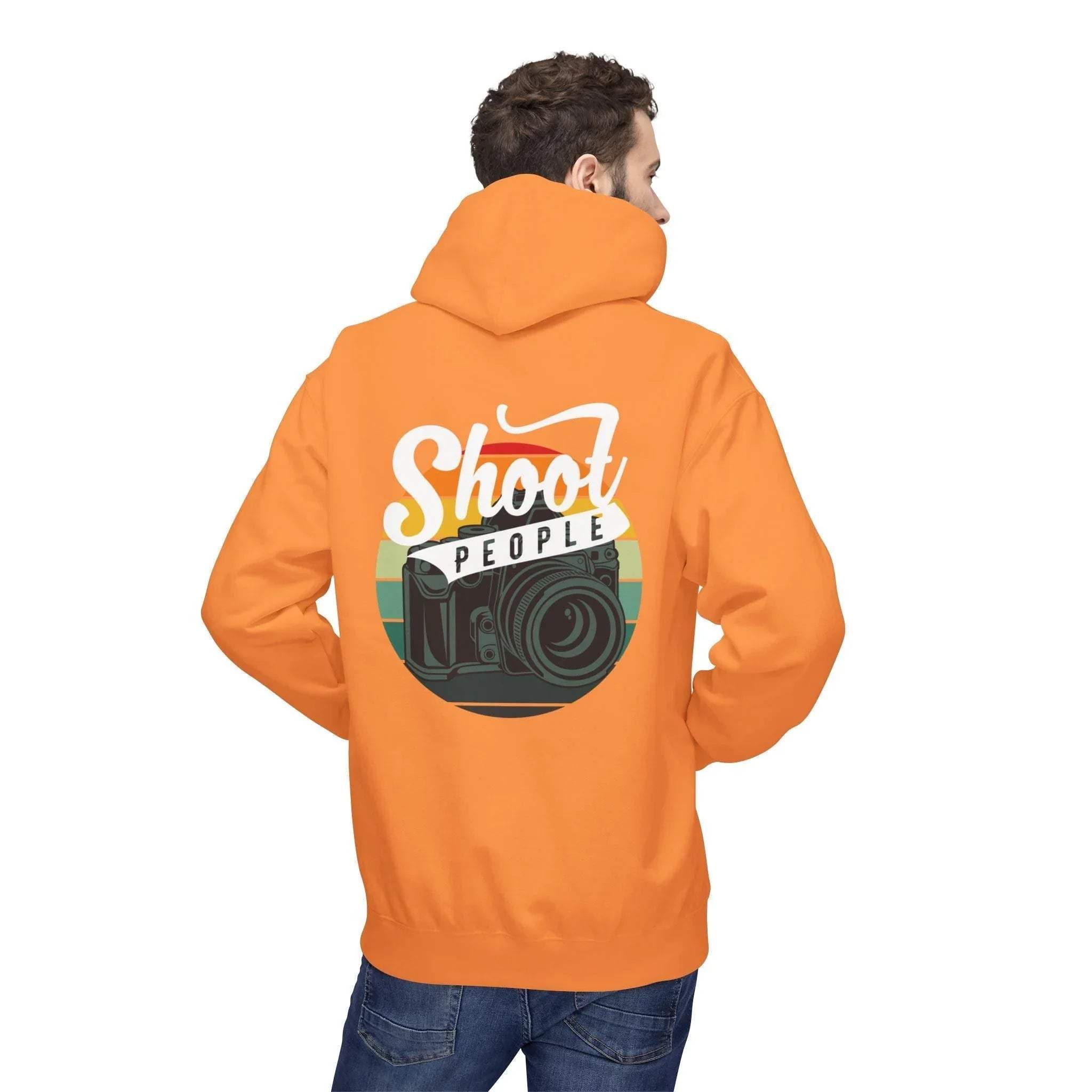 Creative Photographer's "Shoot People" Fleece Hoodie for Ultimate Comfort and Style