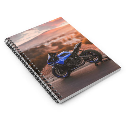 Yamaha R1 Motorcycle Spiral Notebook #030 - Throttle Designs