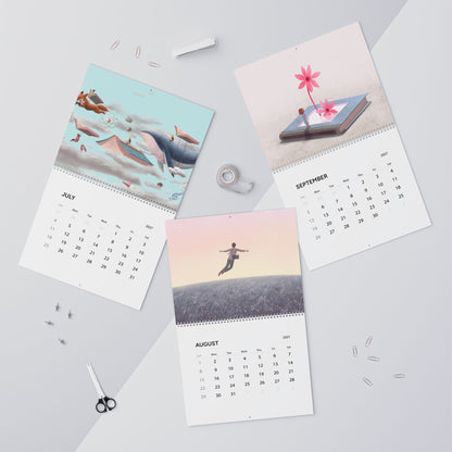 2027 Contemporary Art Wall Calendar – Abstract Artwork, Modern Designs & Creative Art Collection