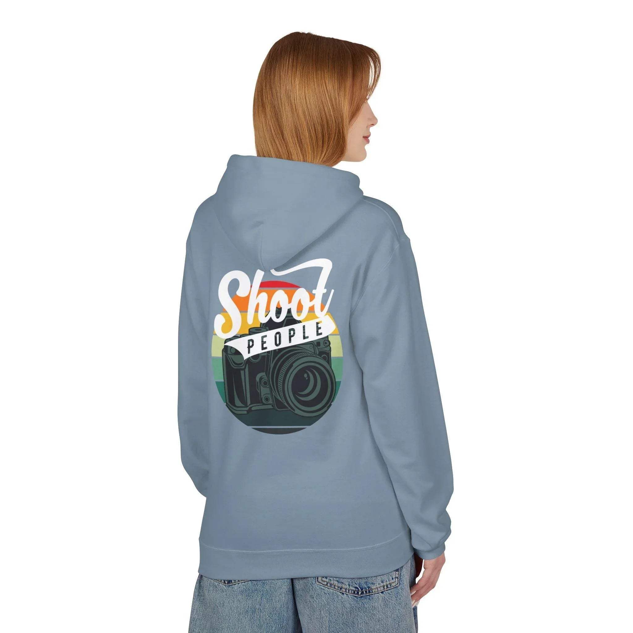 Creative Photographer's "Shoot People" Fleece Hoodie for Ultimate Comfort and Style