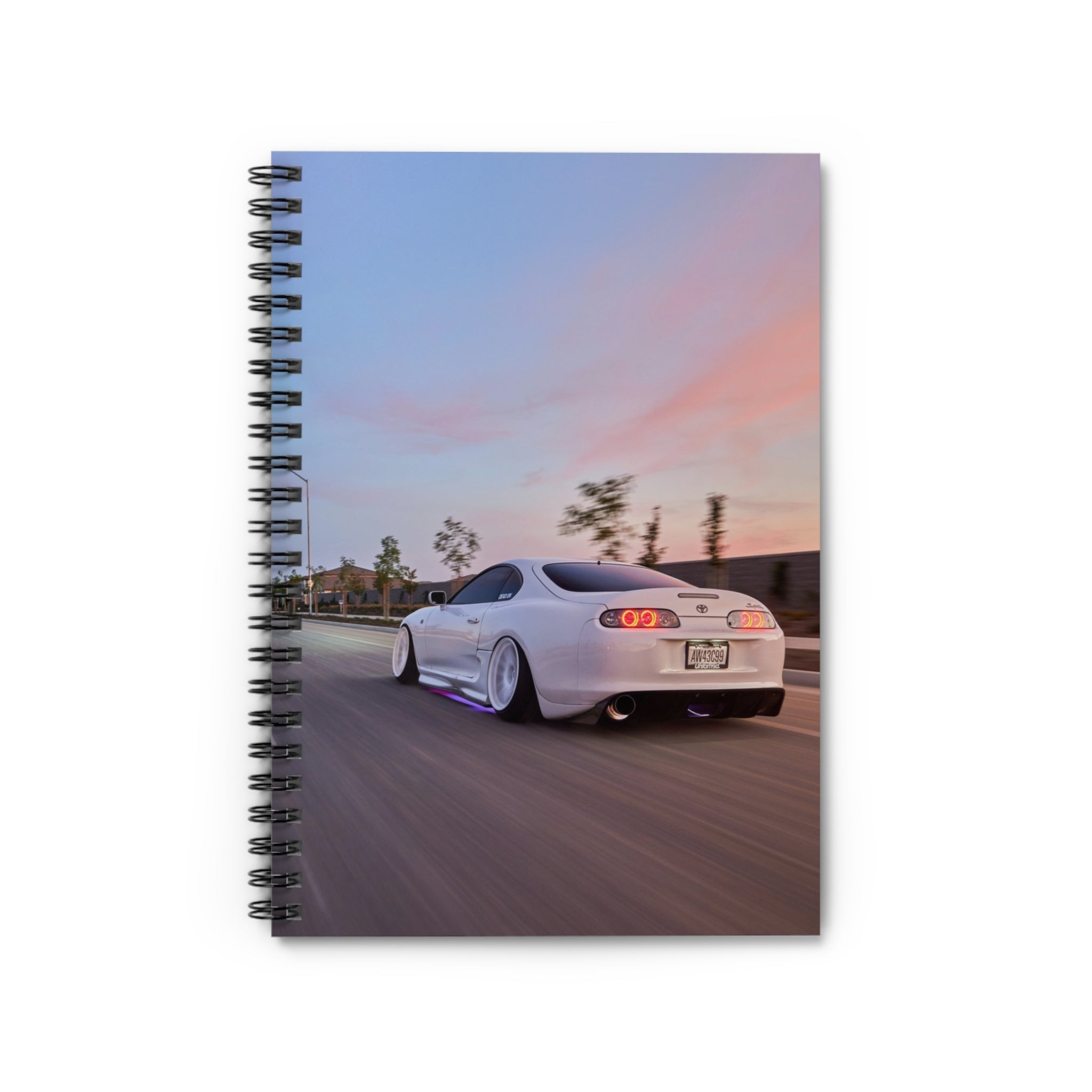 Toyota Supra Mk4 Automotive Spiral Notebook #015 - Throttle Designs