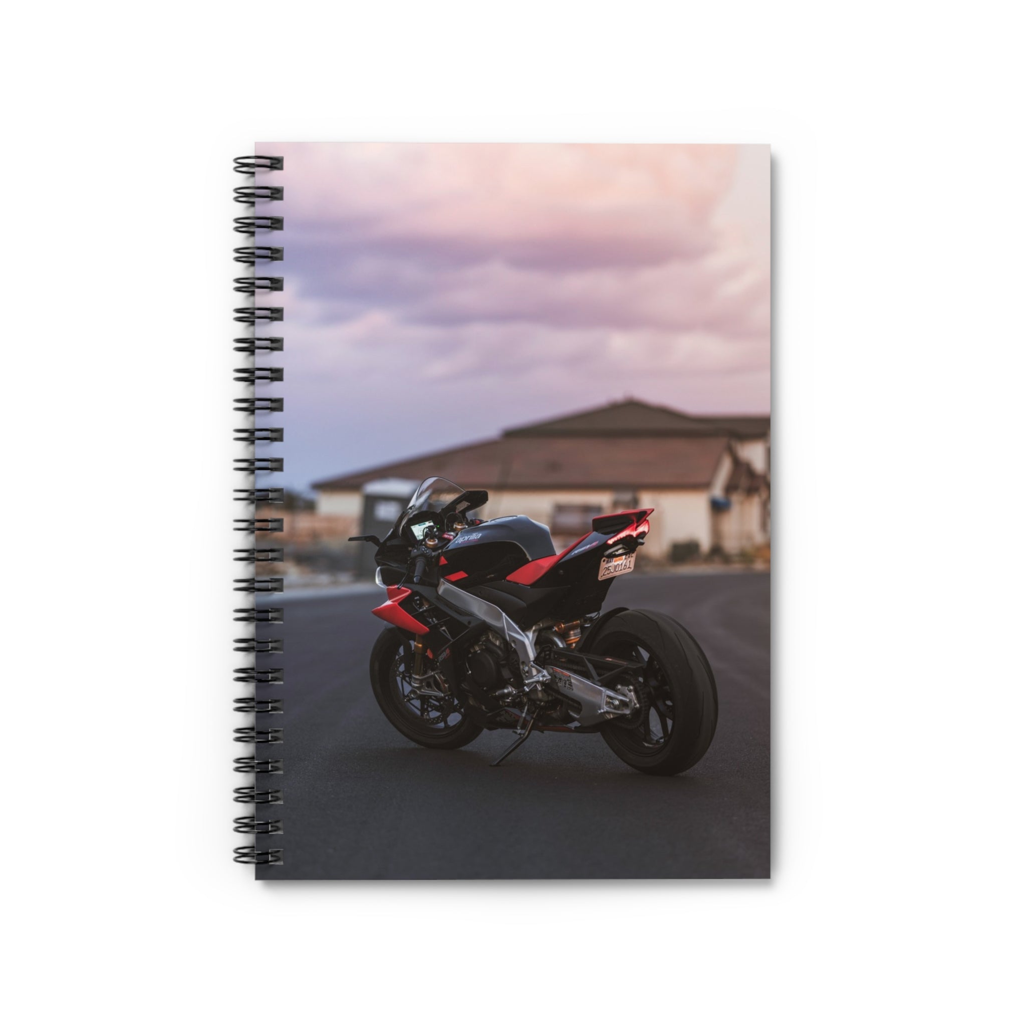 Aprilia RSV4 1100 Factory Motorcycle Spiral Notebook #027 - Throttle Designs